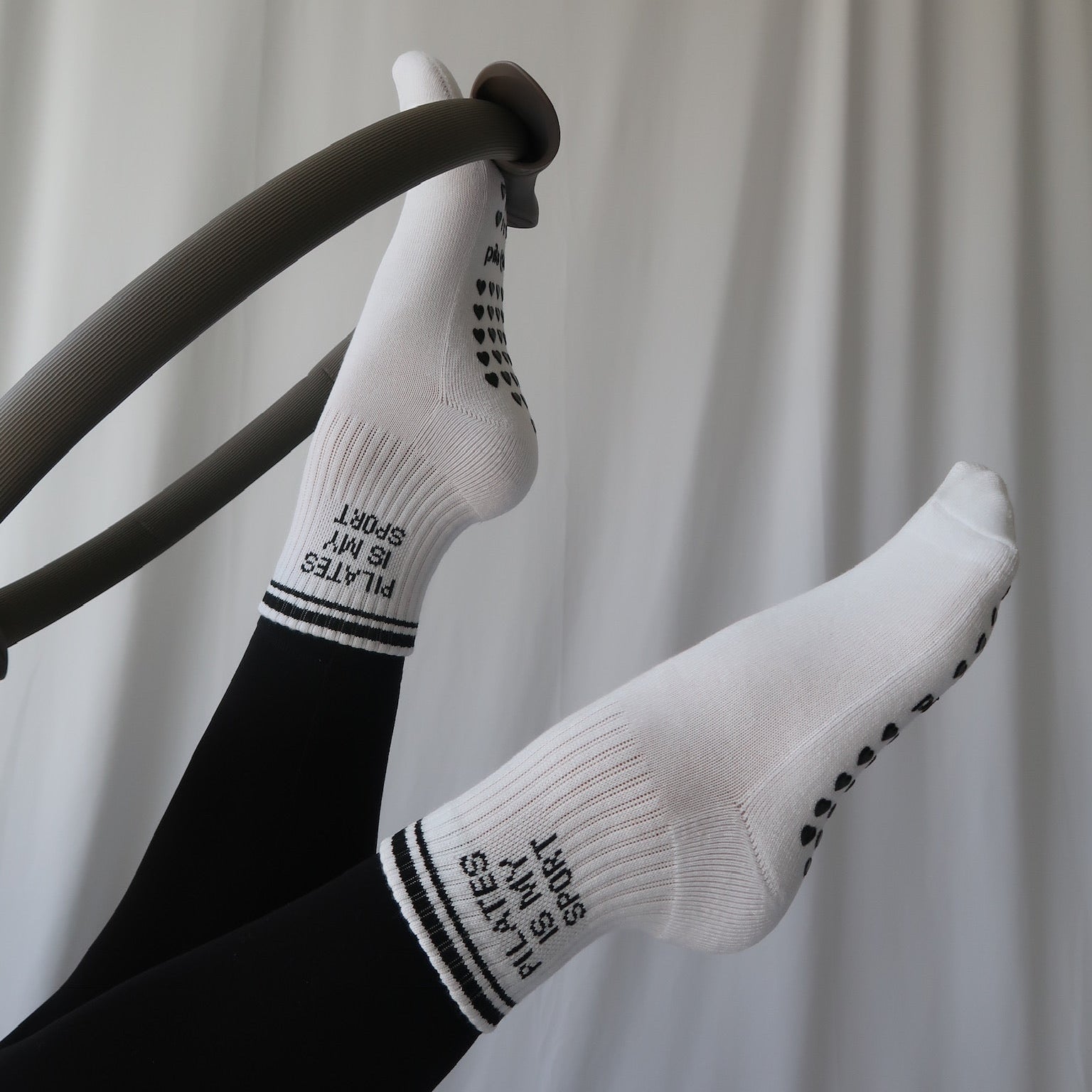 pilates is my sport grip socks yoga barre