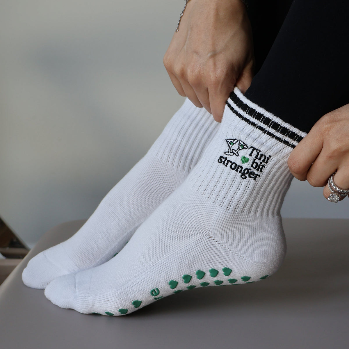 tini bit stronger barre socks