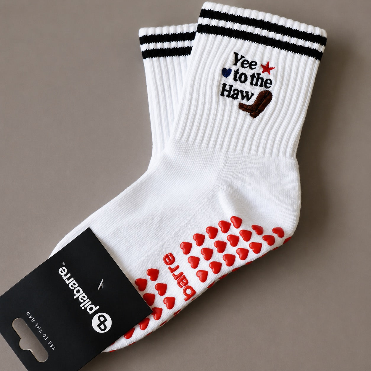 Yee To The Haw Grip Socks