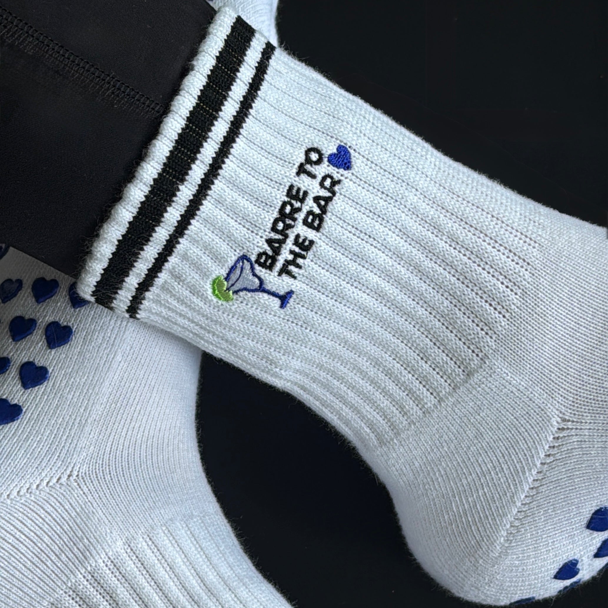 cute barre socks meet me at the barre barre to the barre
