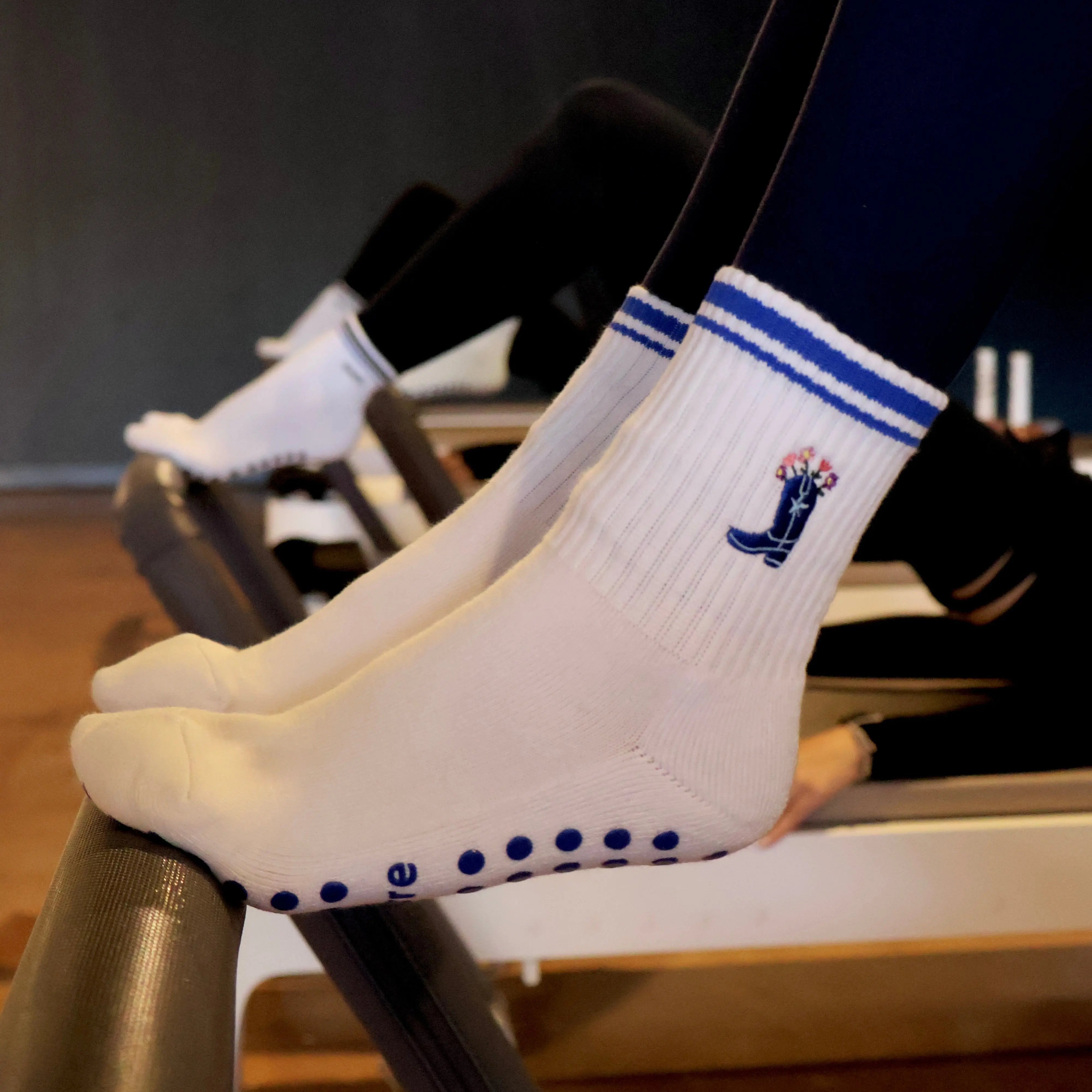 cowgirl barre socks
