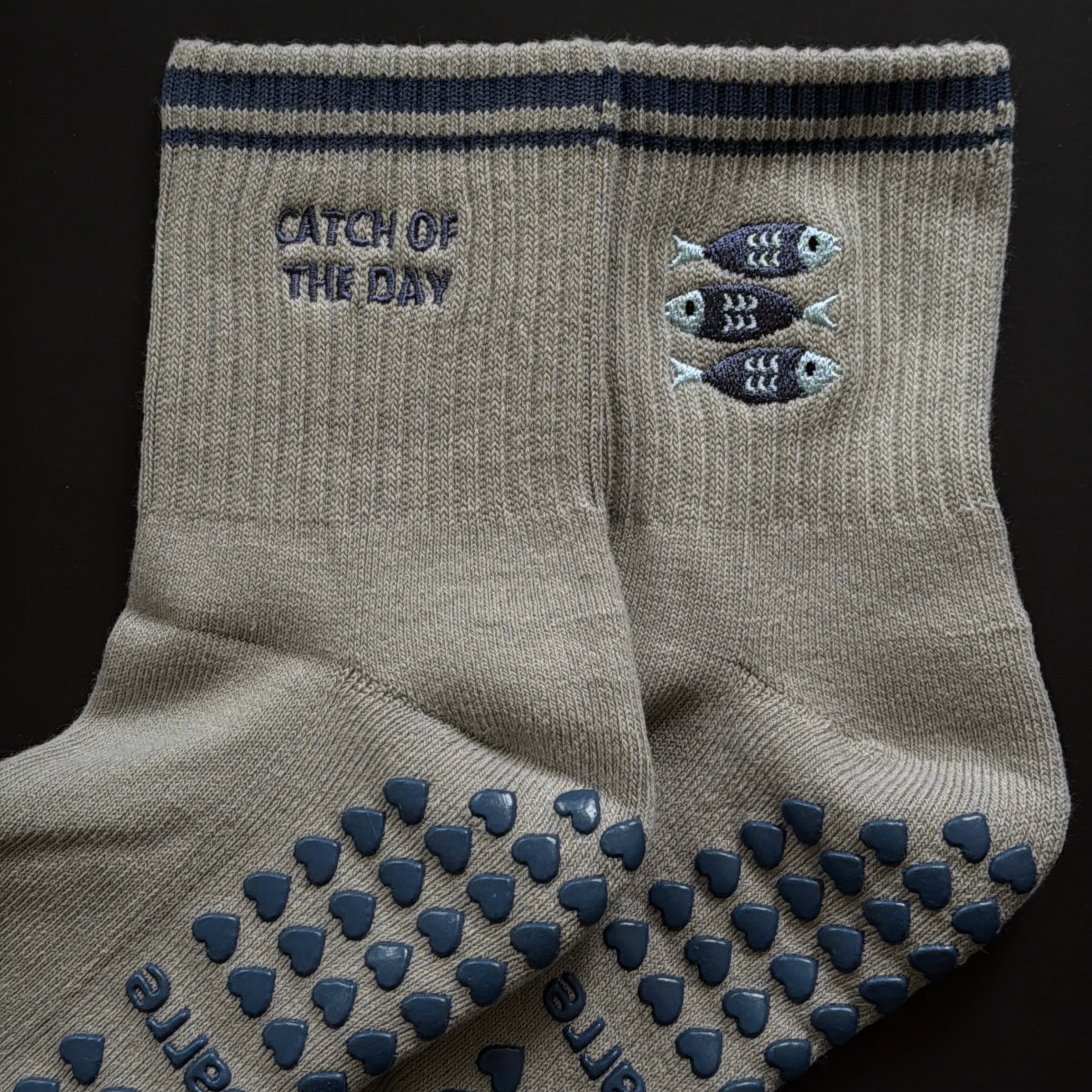 Catch of the Day Grip Sock  My Store Pila-Barre 