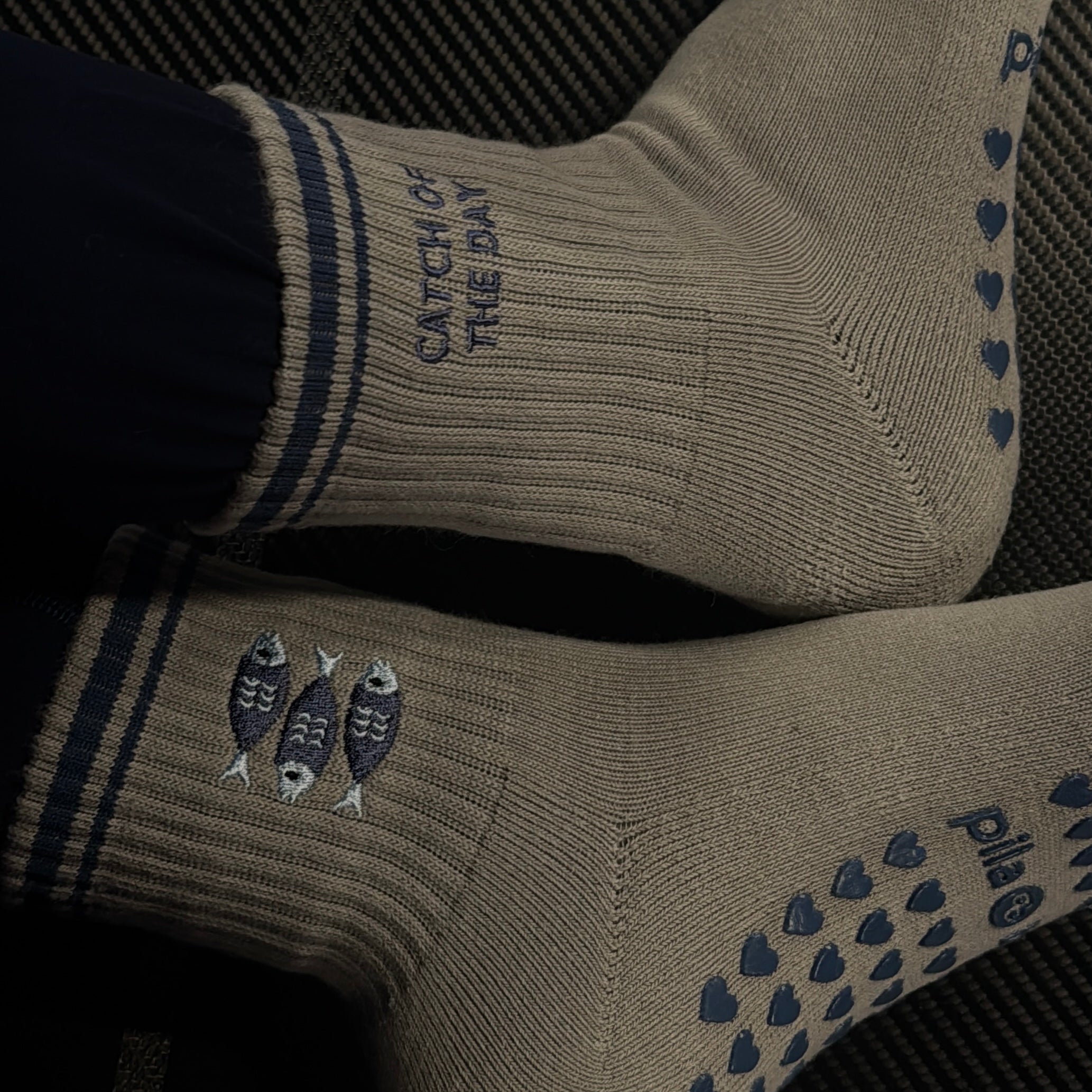 Catch of the Day Grip Sock  My Store Pila-Barre 