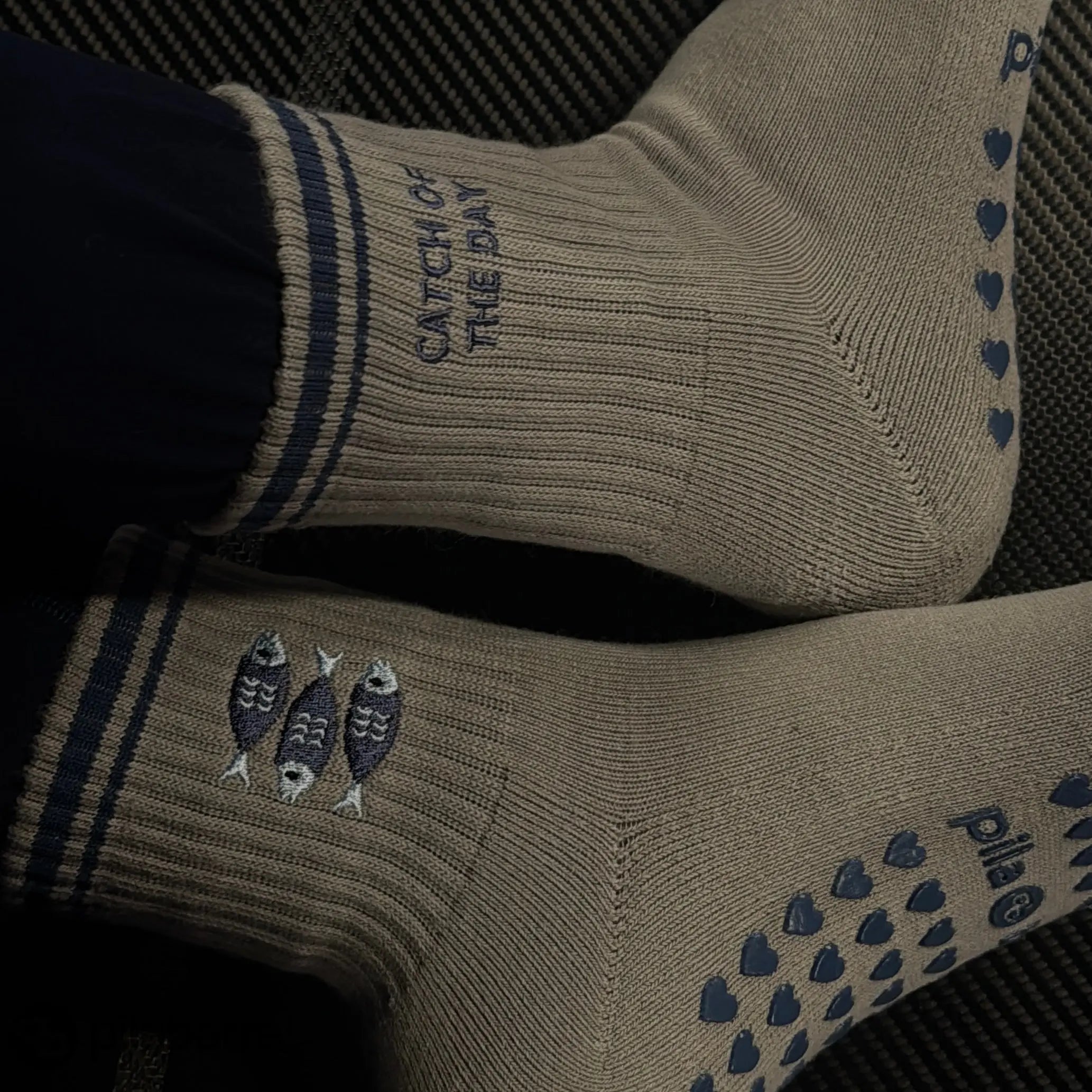 Catch of the Day Grip Sock  My Store Pila-Barre 