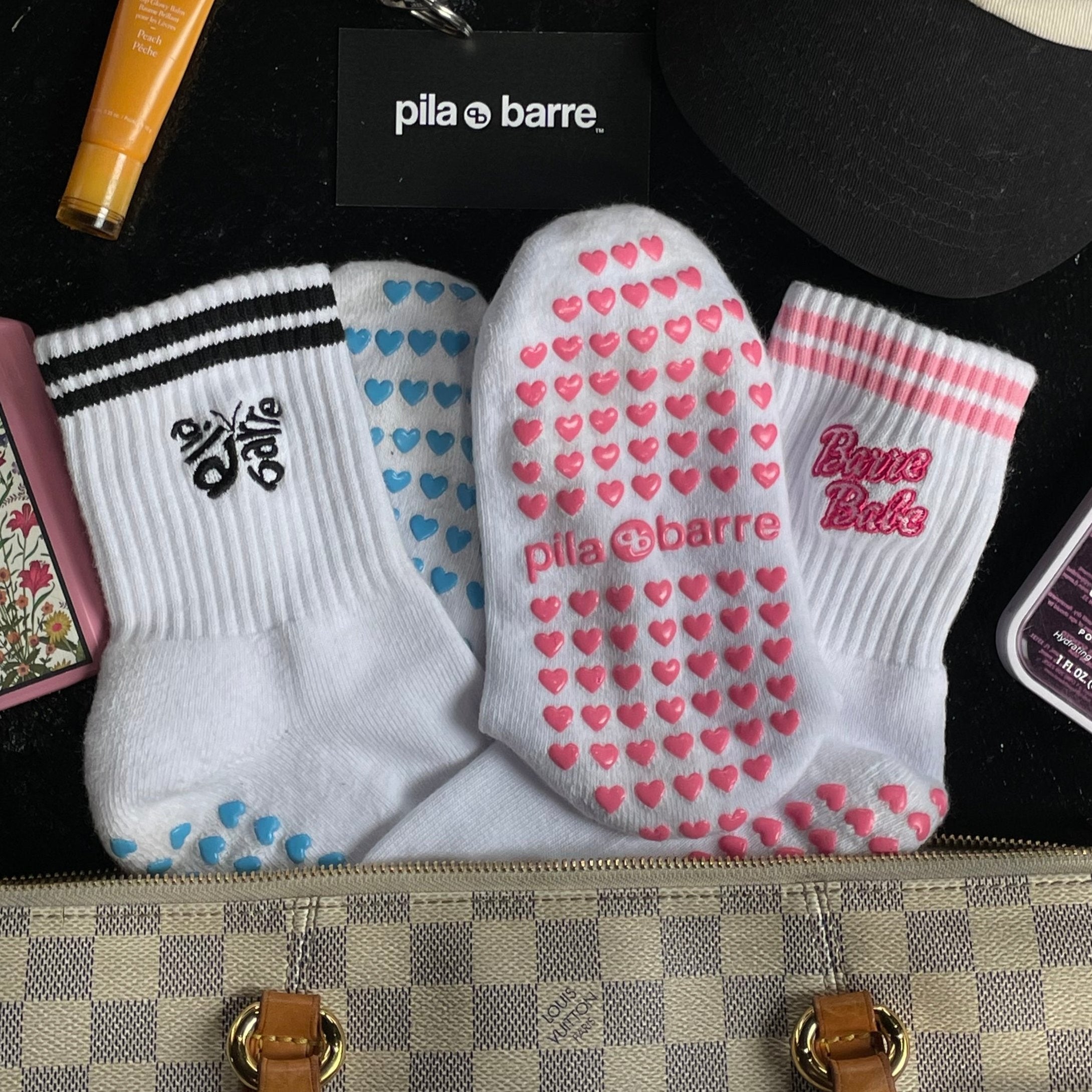 Pila-Barre Butterfly Grip Sock