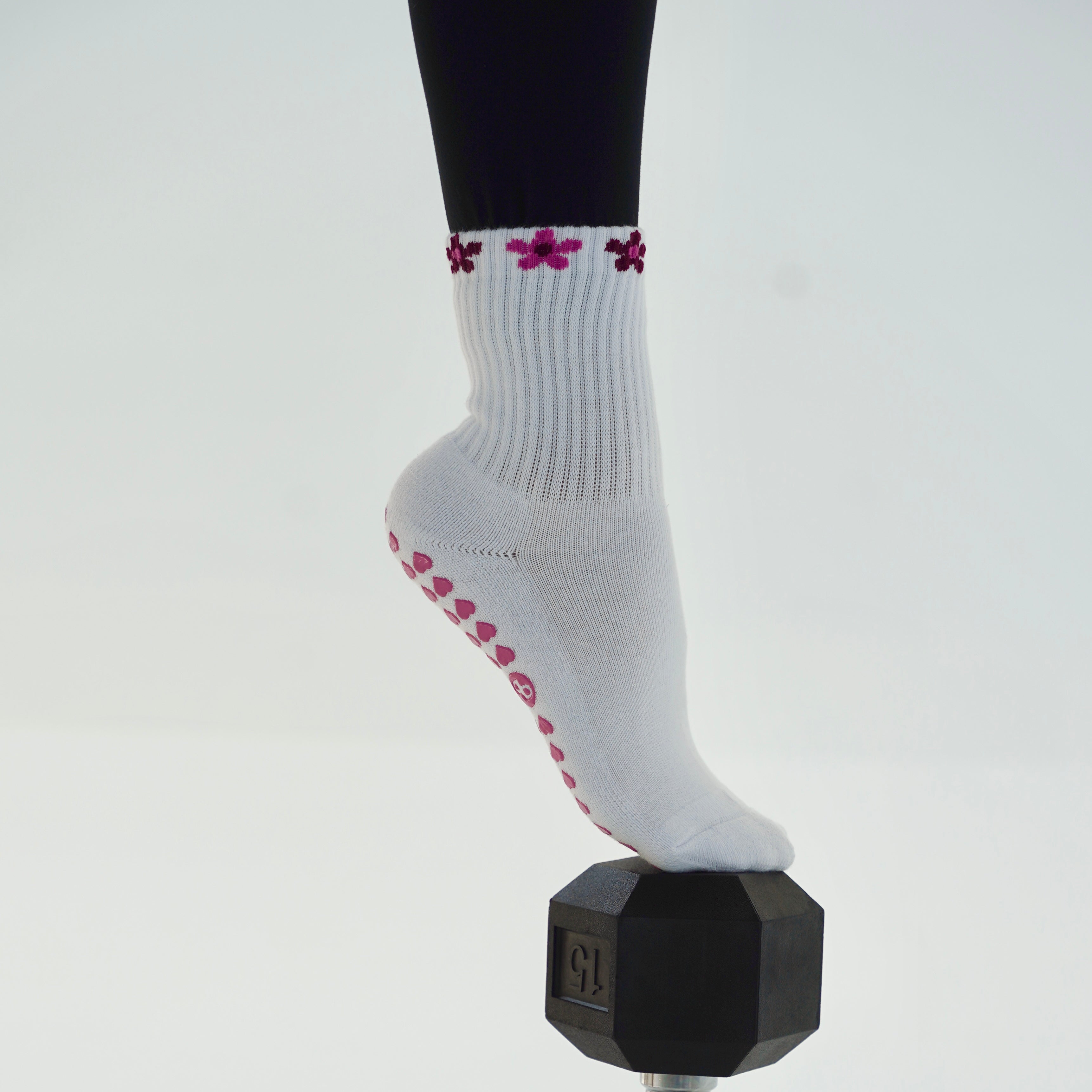 Flower Power Grip Socks - cute flower grip socks