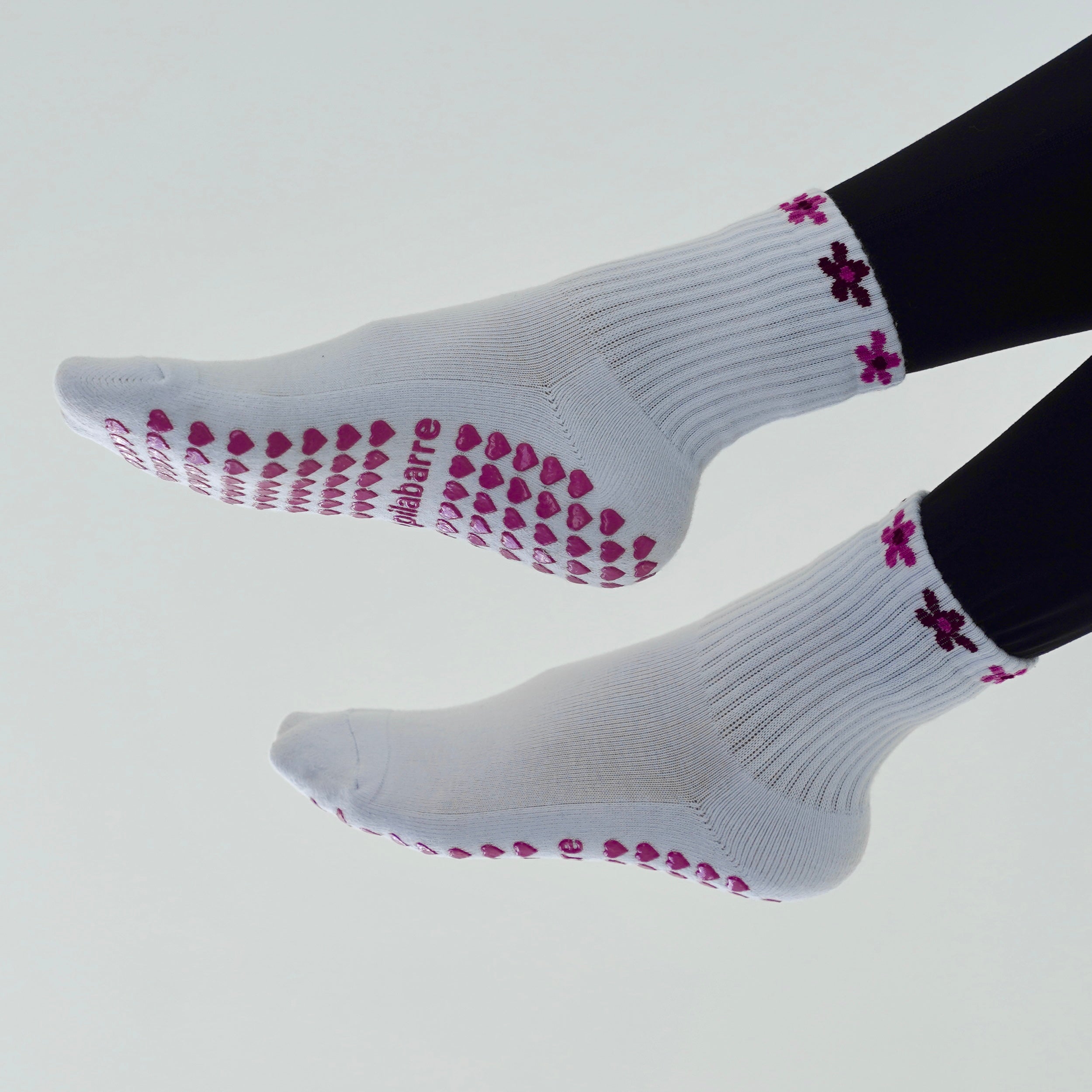 Flower Power Grip Socks for barre