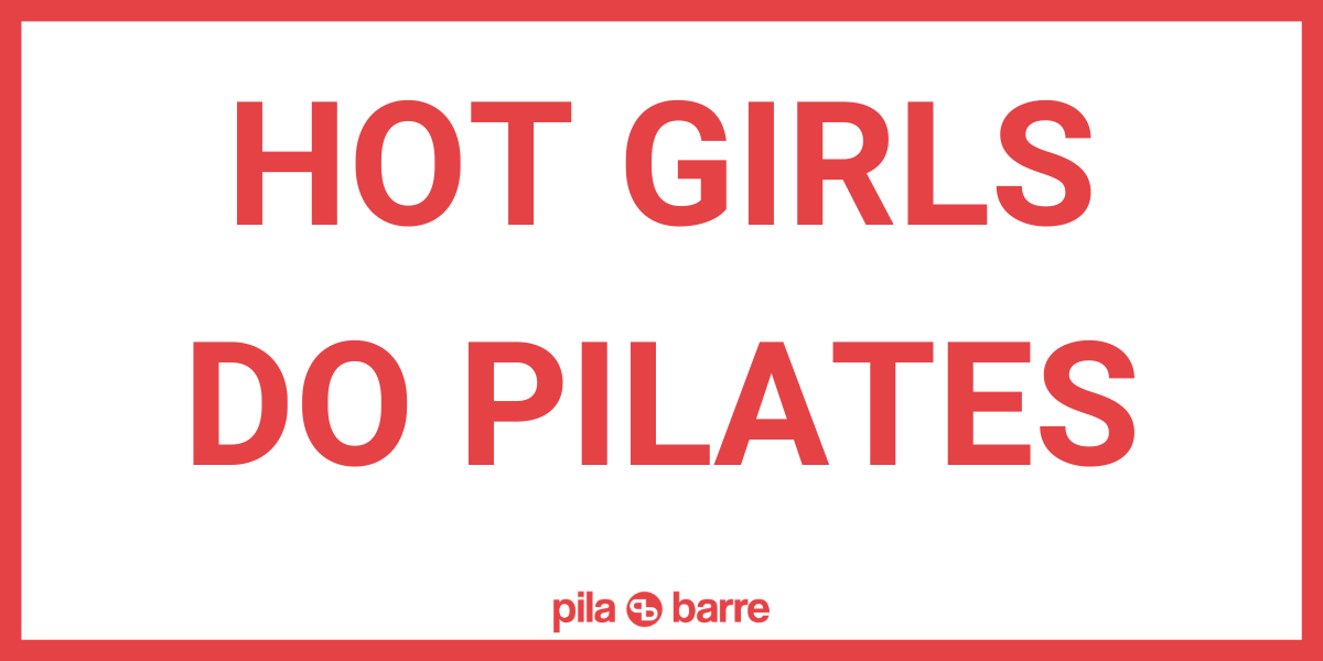 2 by 4 inch HOT GIRLS DO PILATES STICKER