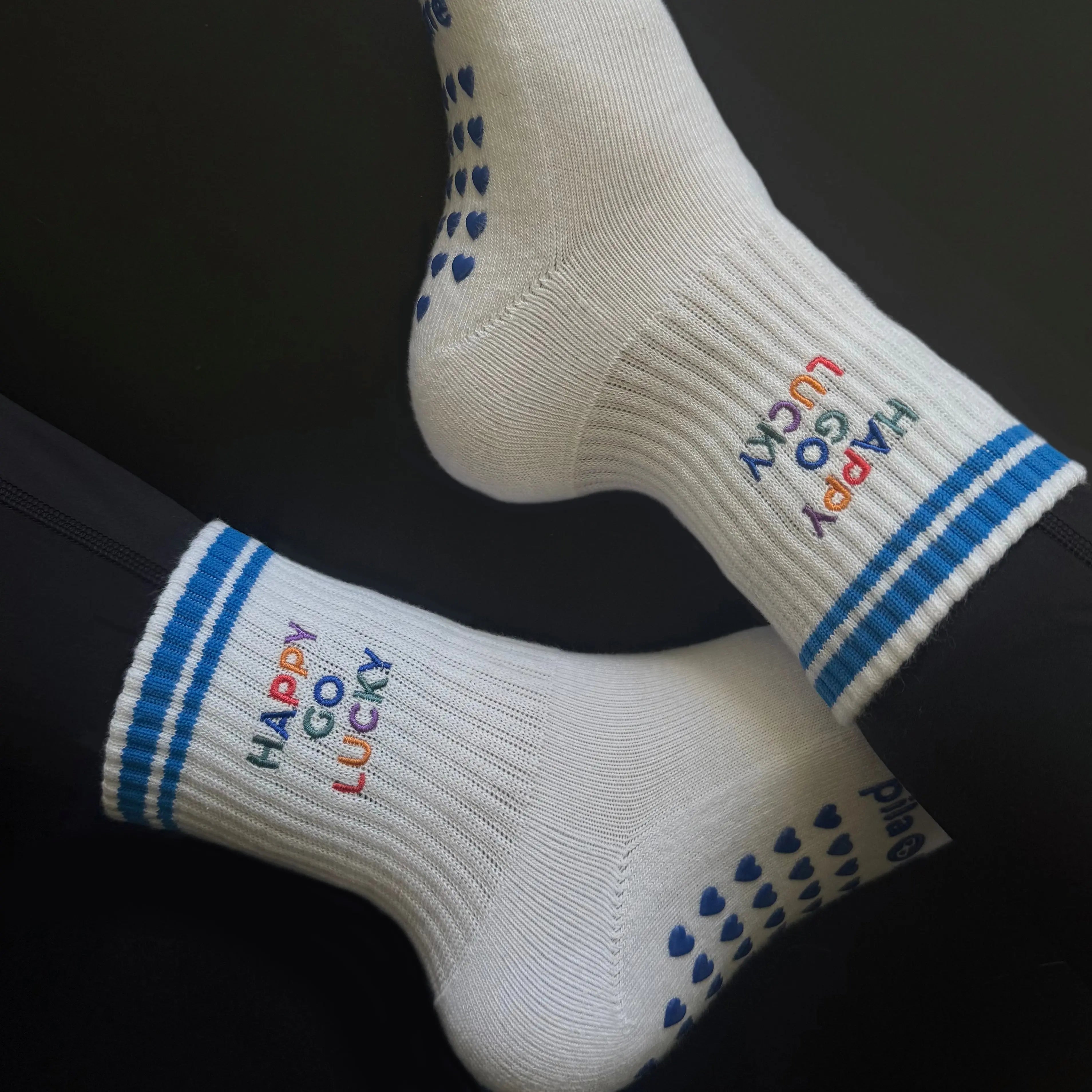 Happy Go Lucky Grip Sock Socks My Store Pila-Barre 