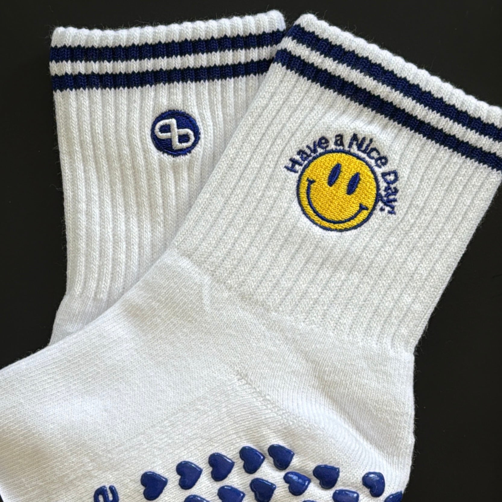 Have a Nice Day Grip Socks