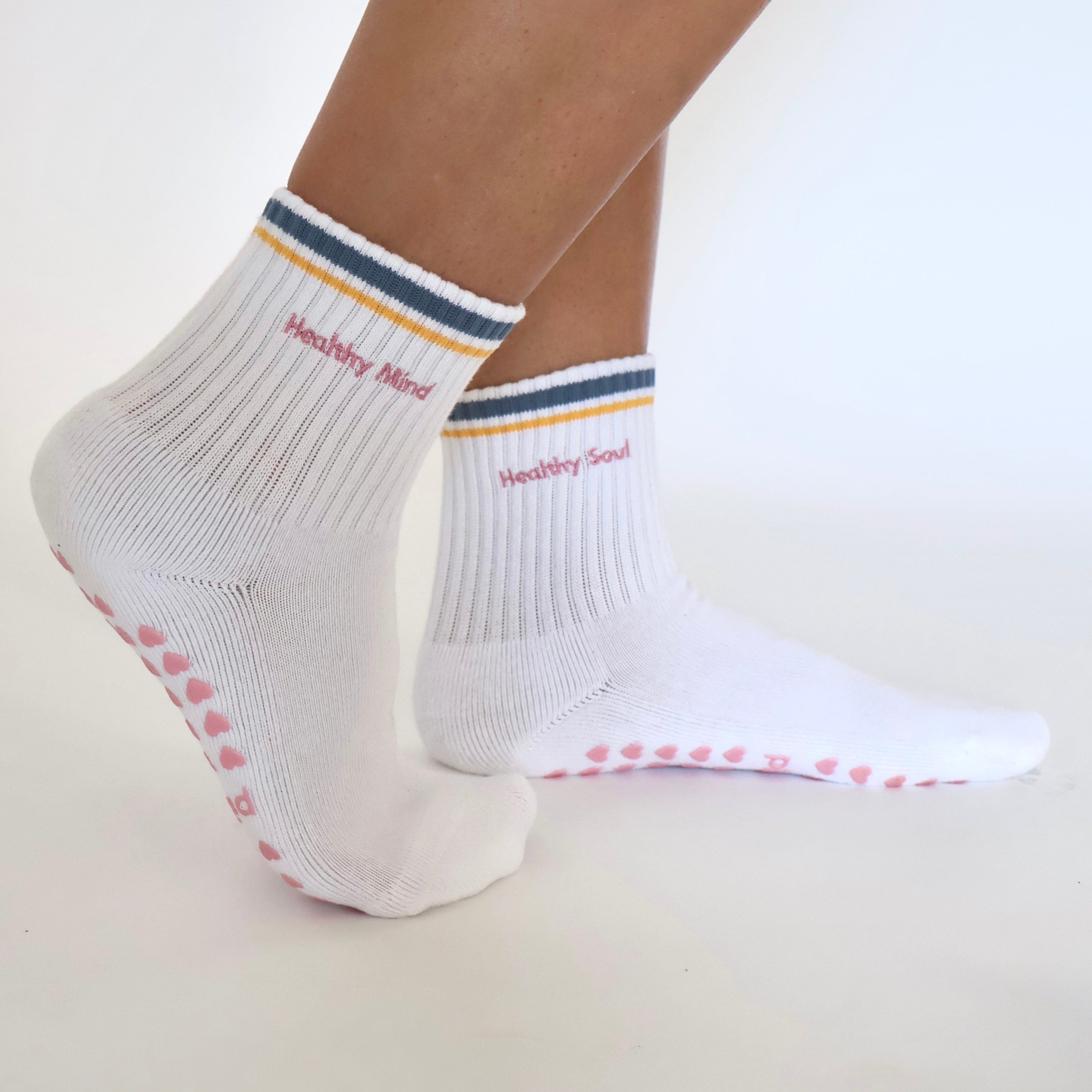 Healthy Mind + Healthy Soul Grip Socks