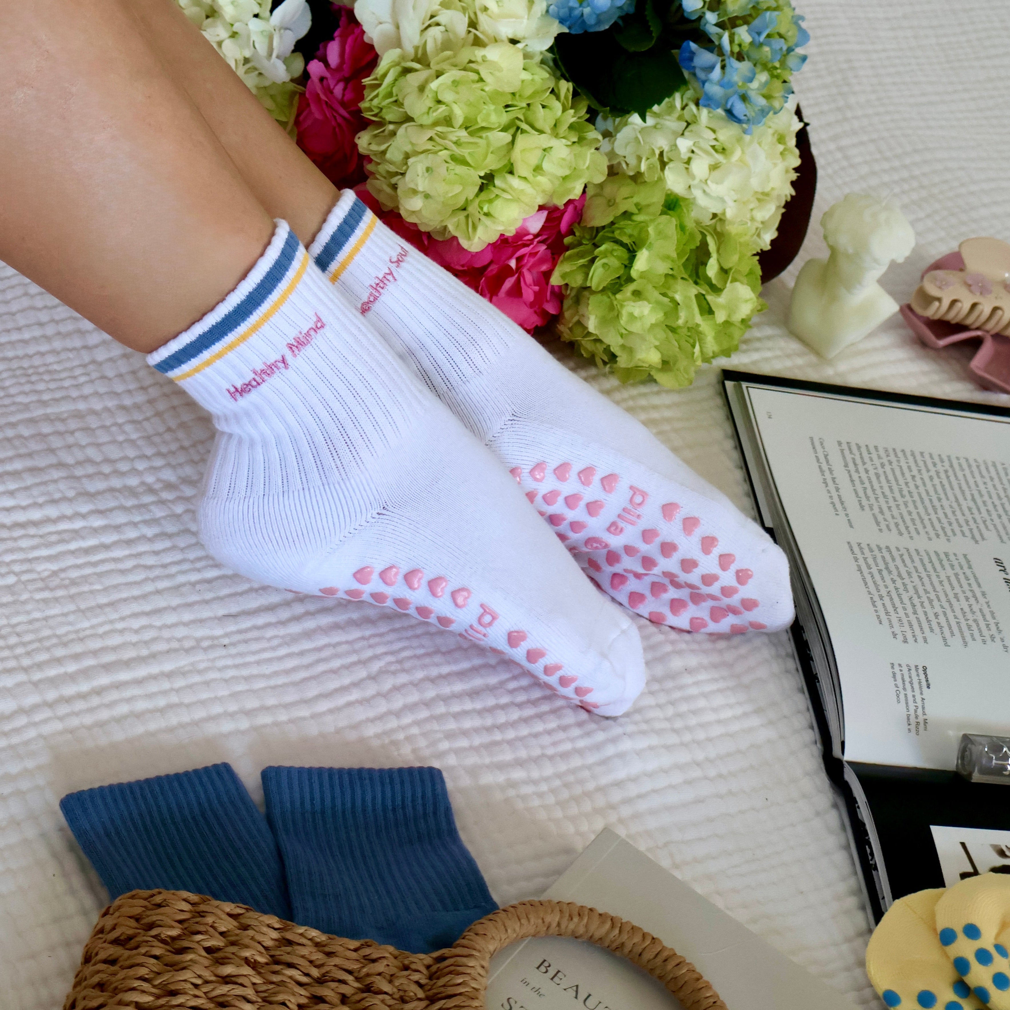 Healthy Mind + Healthy Soul Grip Socks