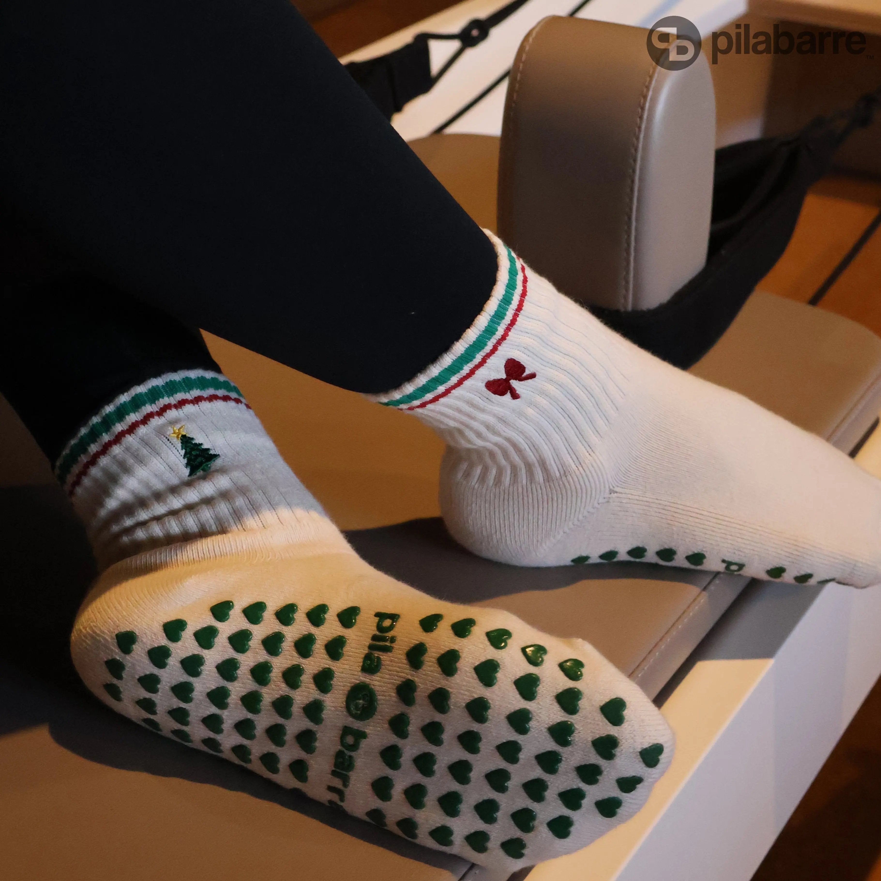 Holiday Grip socks for barre