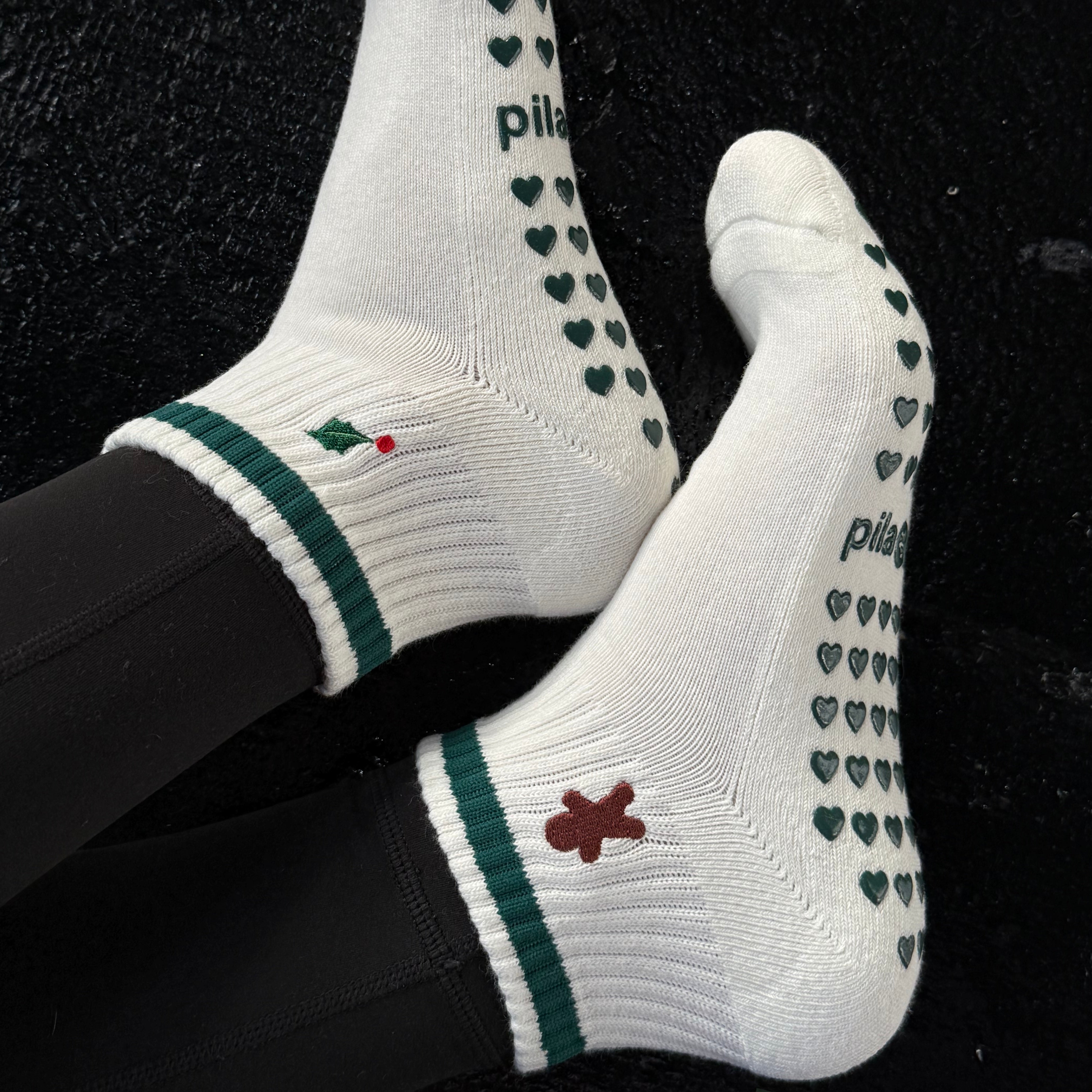 Holiday Ankle Grip Socks