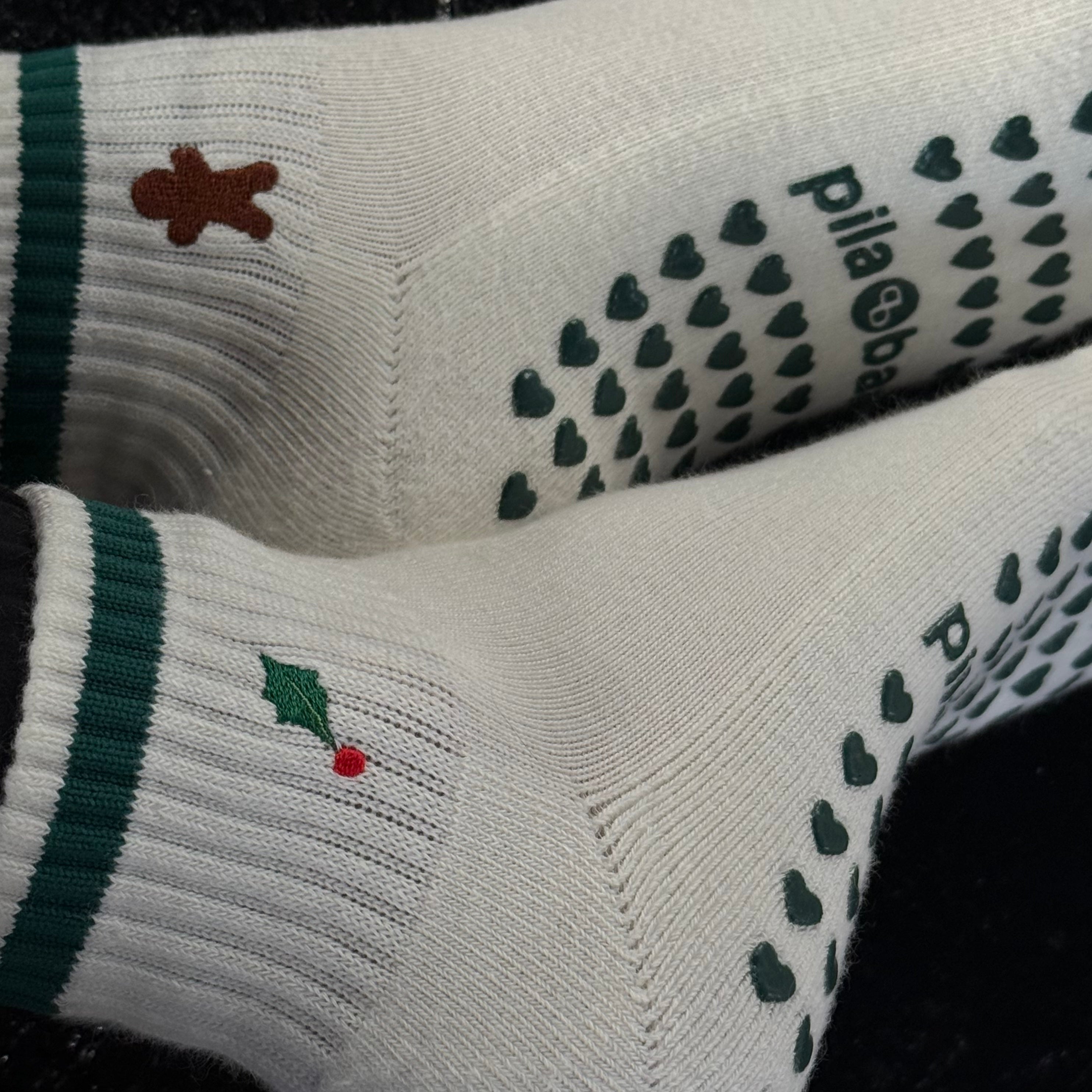 Holiday Ankle Grip Socks