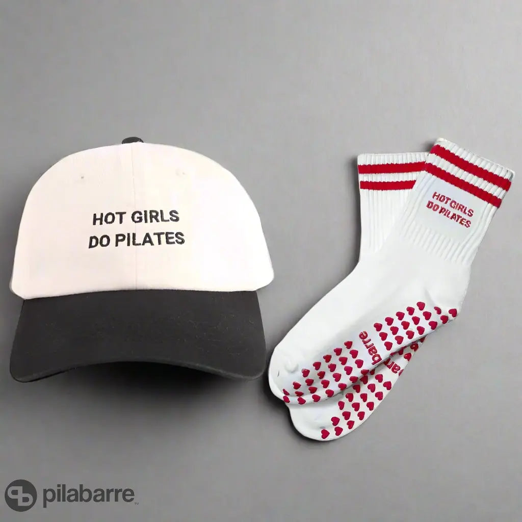Hot Girls Do Pilates - Sock & Hat Bundle Socks Pila-Barre Pila-Barre 