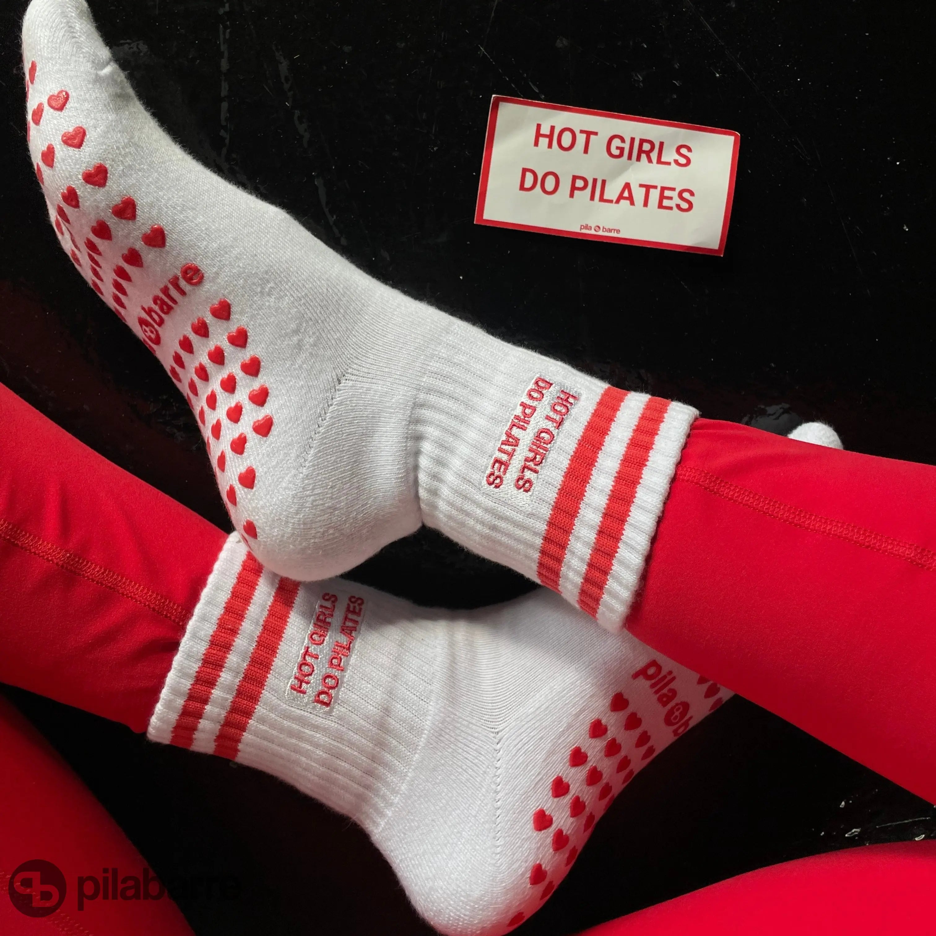 Hot Girls Do Pilates - Sock & Hat Bundle Socks Pila-Barre Pila-Barre 