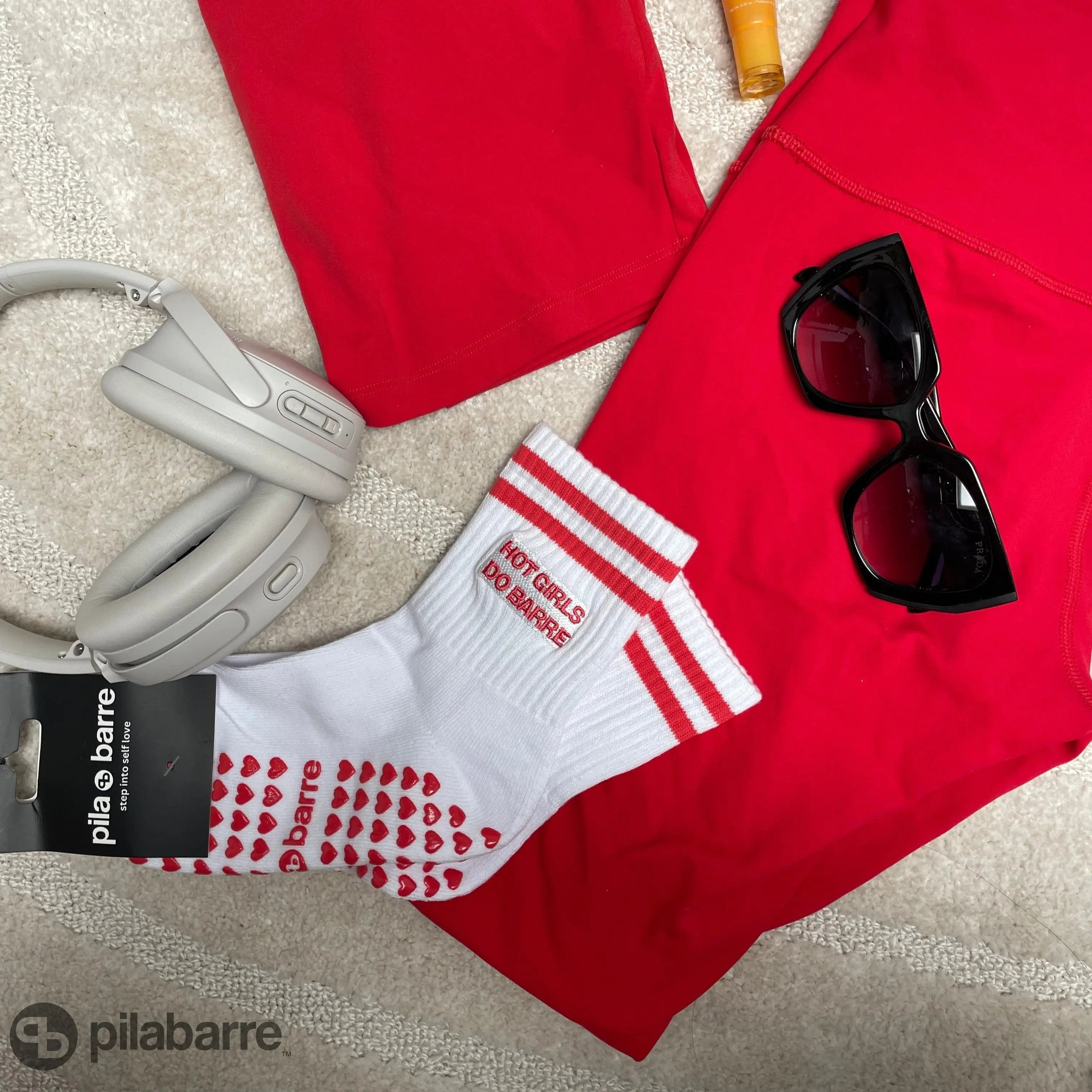 Hot Girls Do Pilates - Sock & Hat Bundle Socks Pila-Barre Pila-Barre 