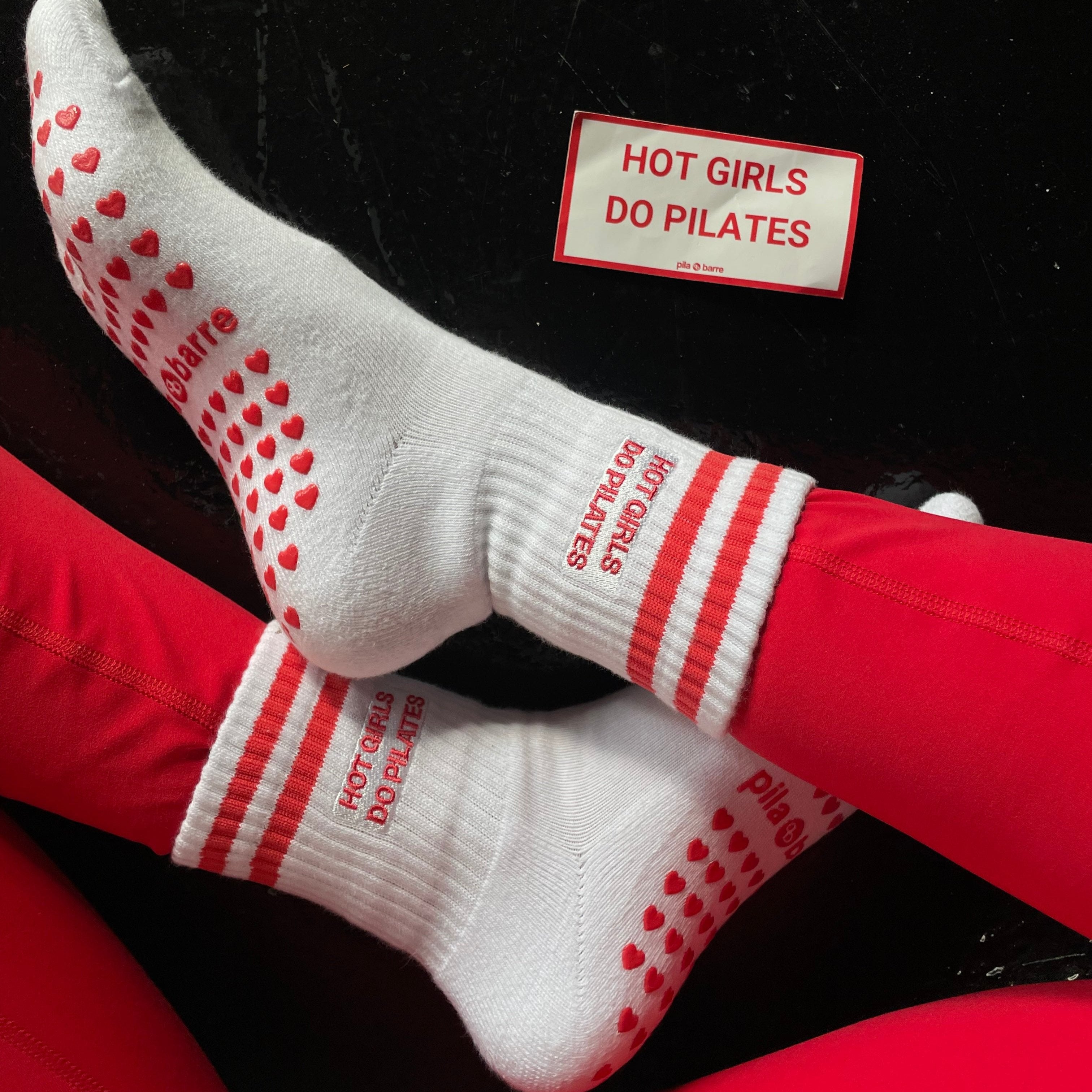 Hot Girls Do Pilates - Sock & Hat Bundle