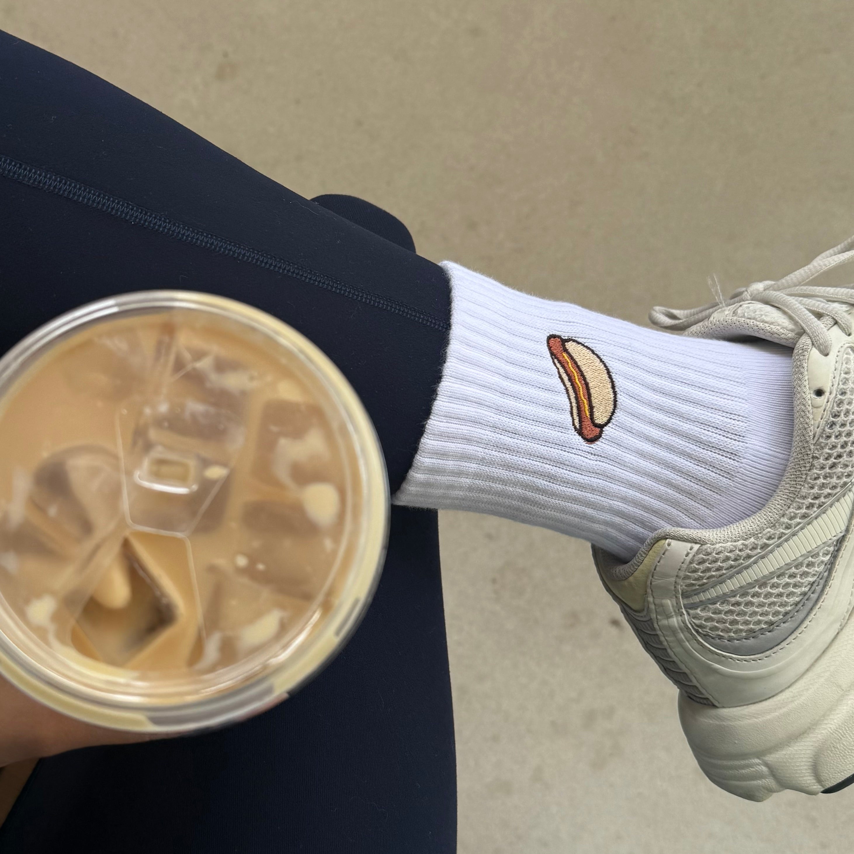 Hotdog Grip Socks