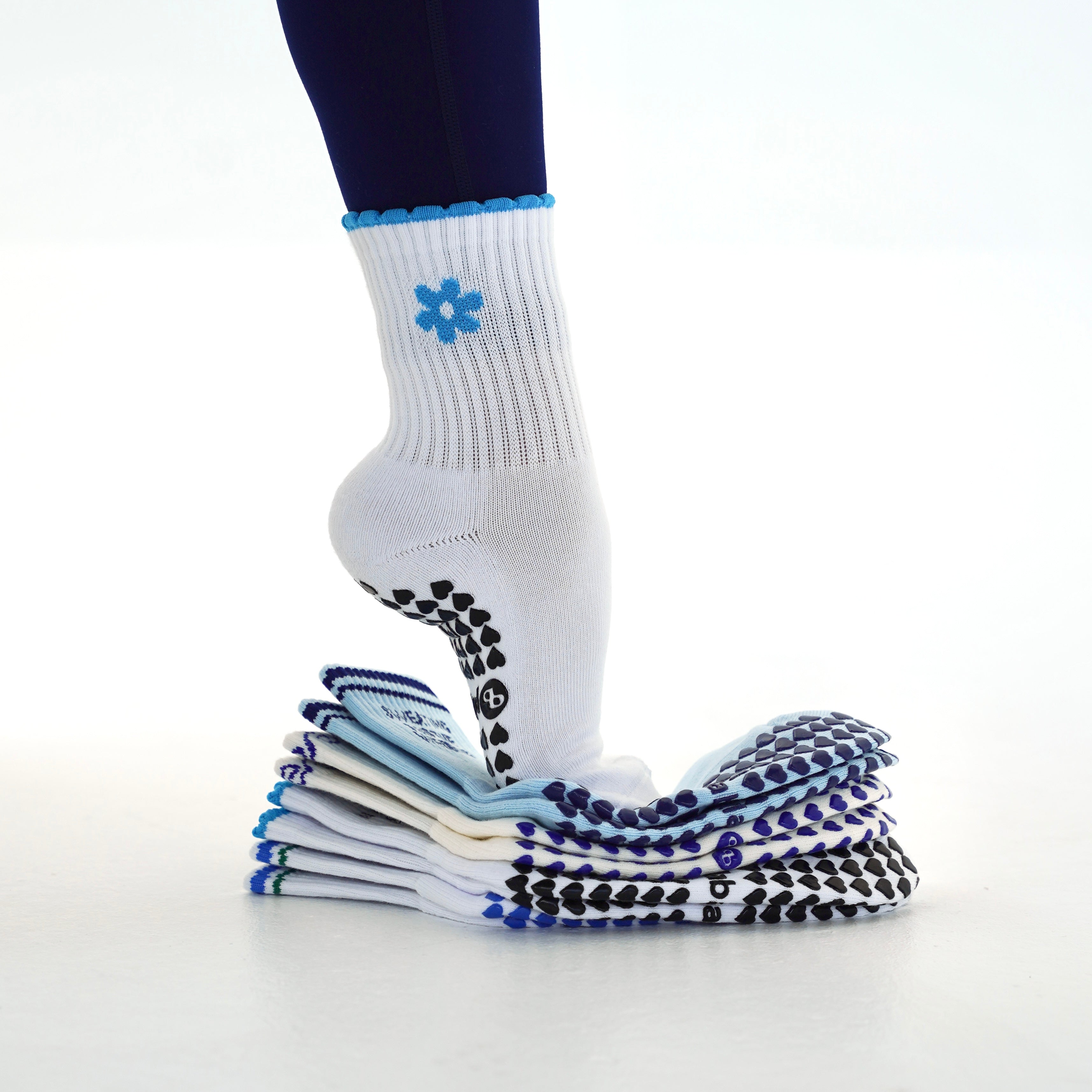 In a flow state grip socks - barre socks
