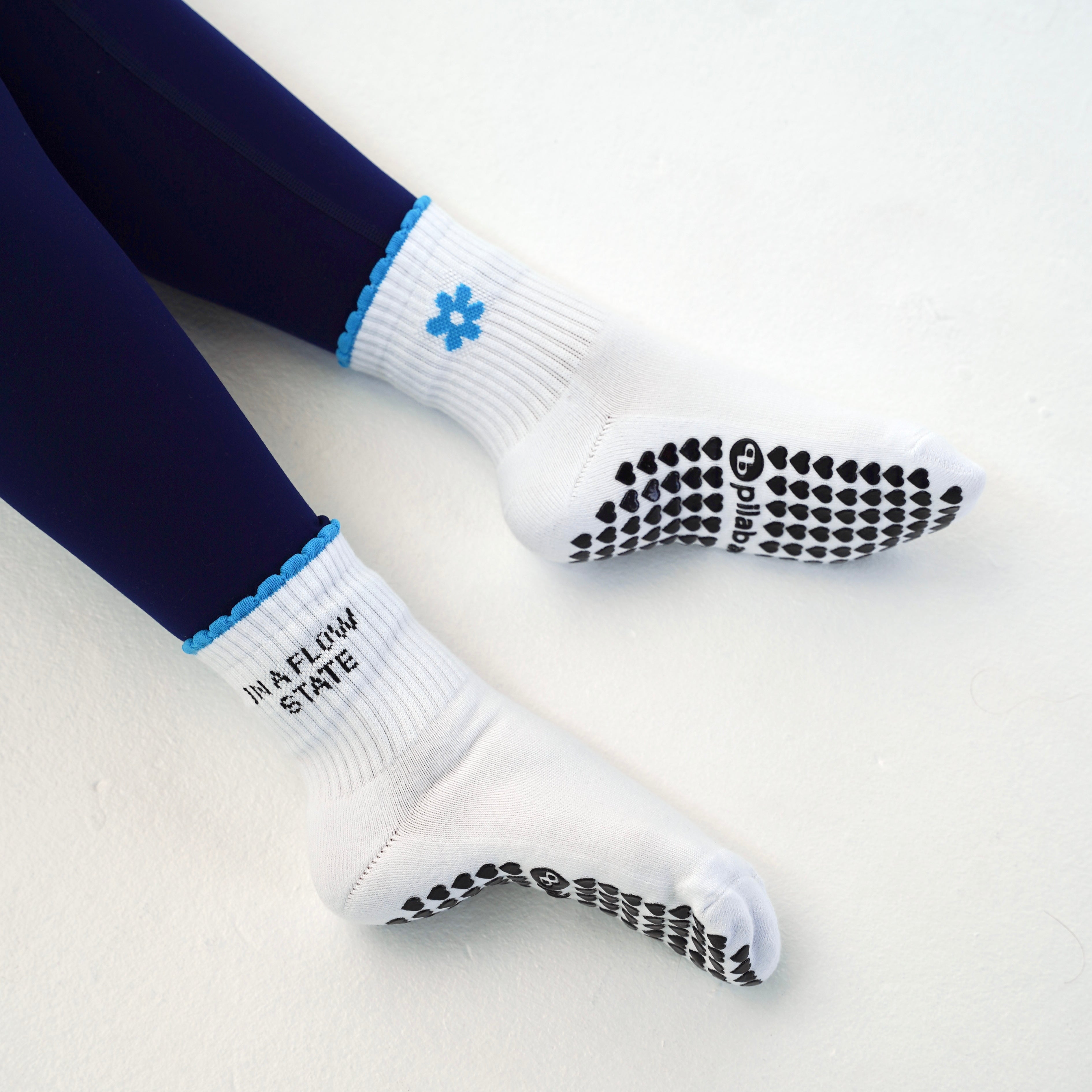 In a flow state pilates socks