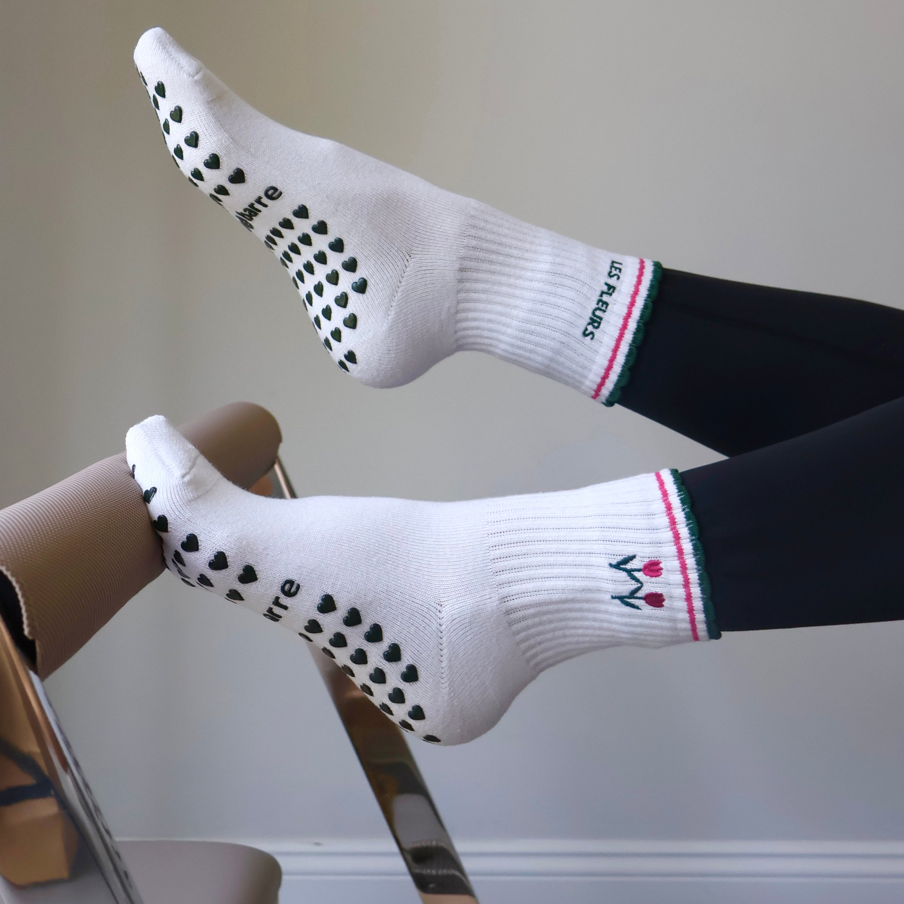 Les Fleurs Grip Socks