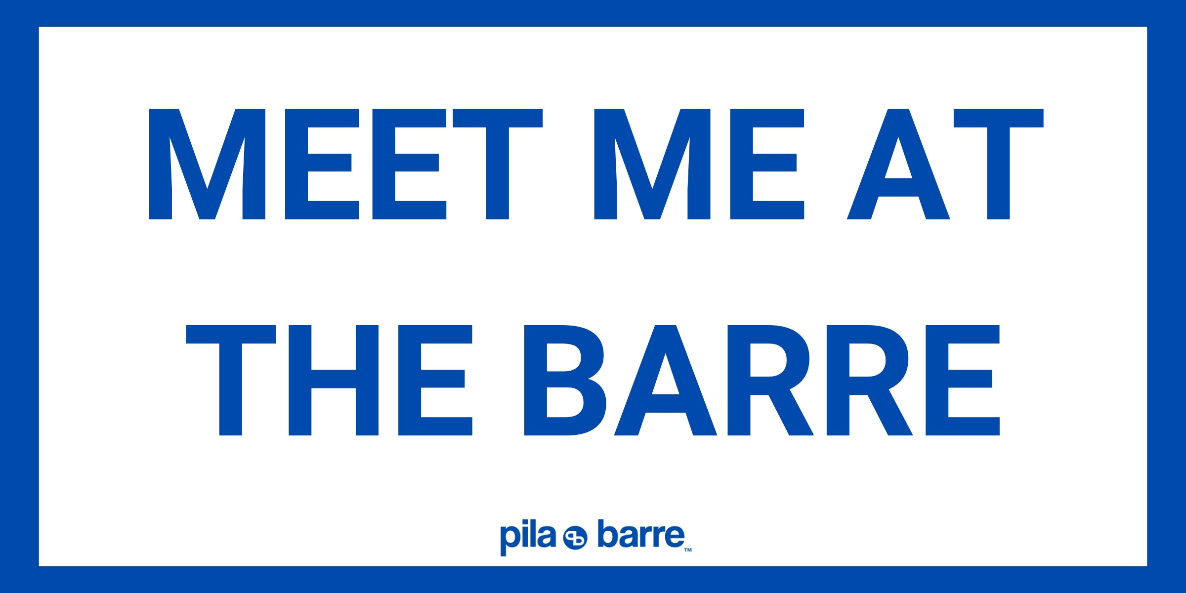 MEET ME AT THE BARRE Sticker