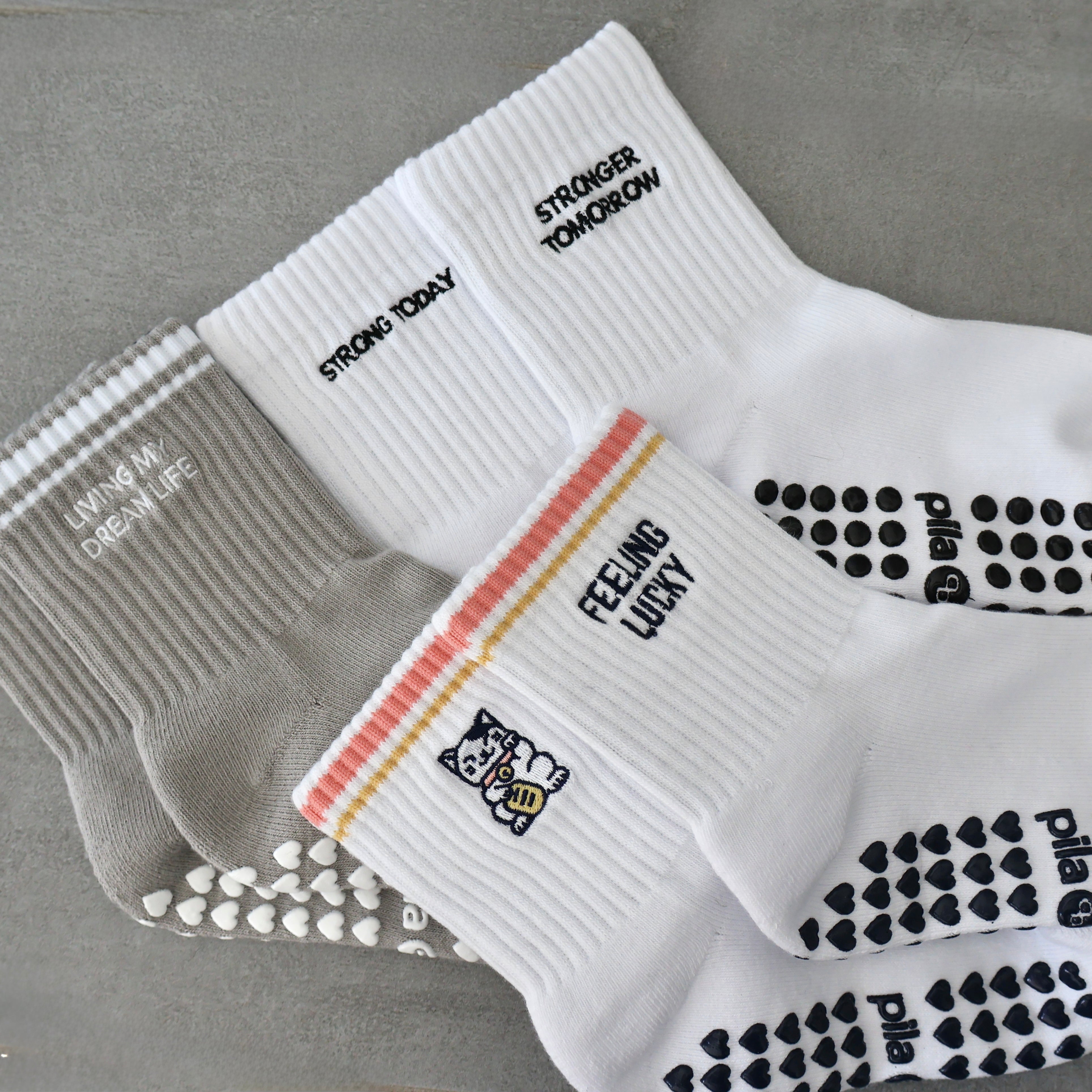 New Years Resolution Pilates Socks