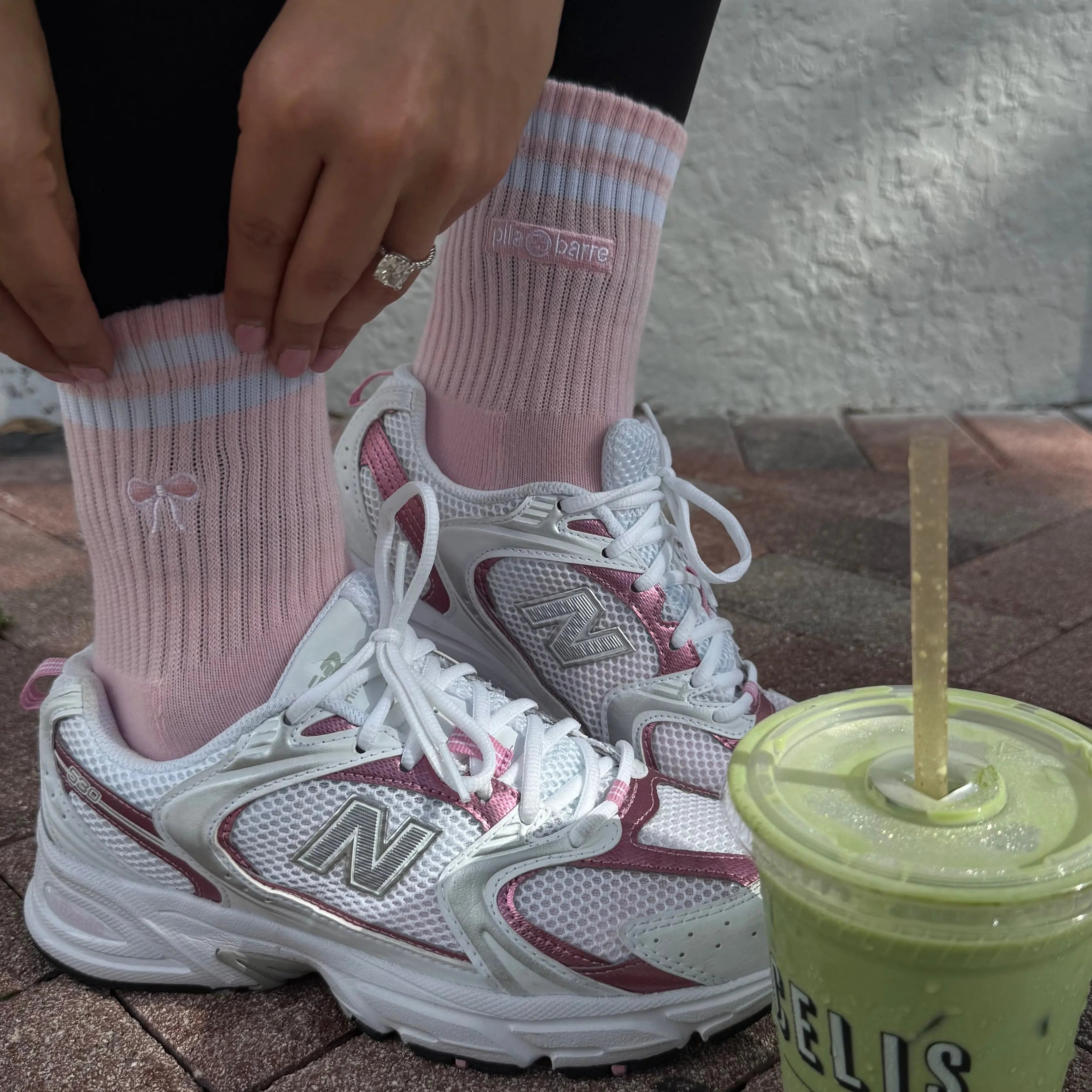 PILA Pink Grip Socks My Store