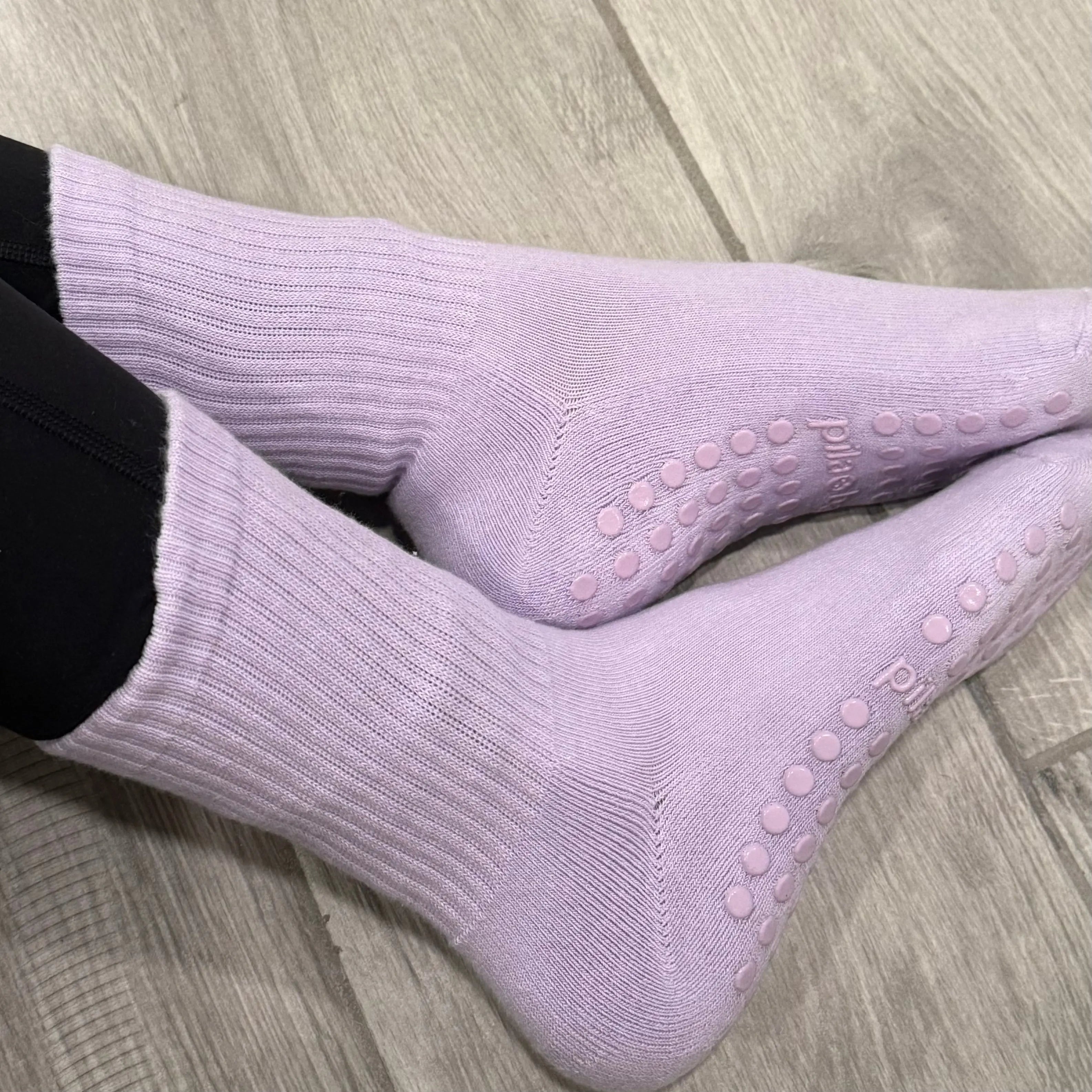 PILA Plain Best Grip Sock - Lavender Socks My Store Pila-Barre 