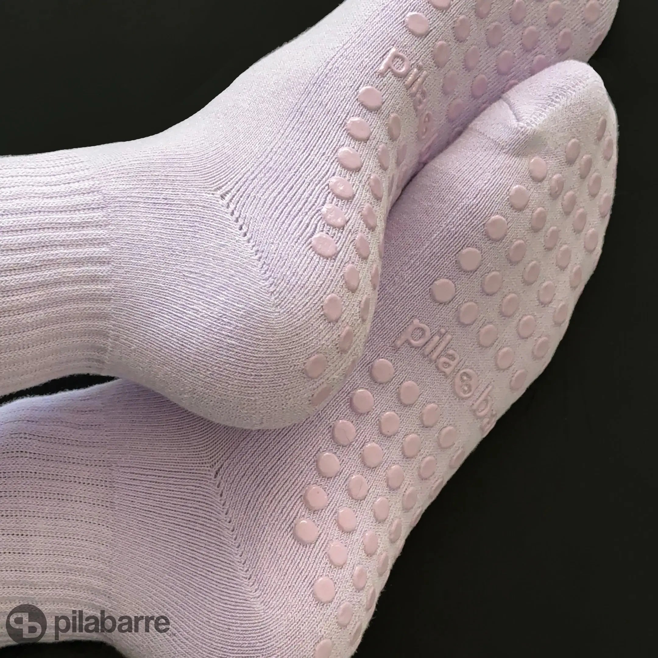 PILA Plain Best Grip Sock - Lavender Socks My Store Pila-Barre 