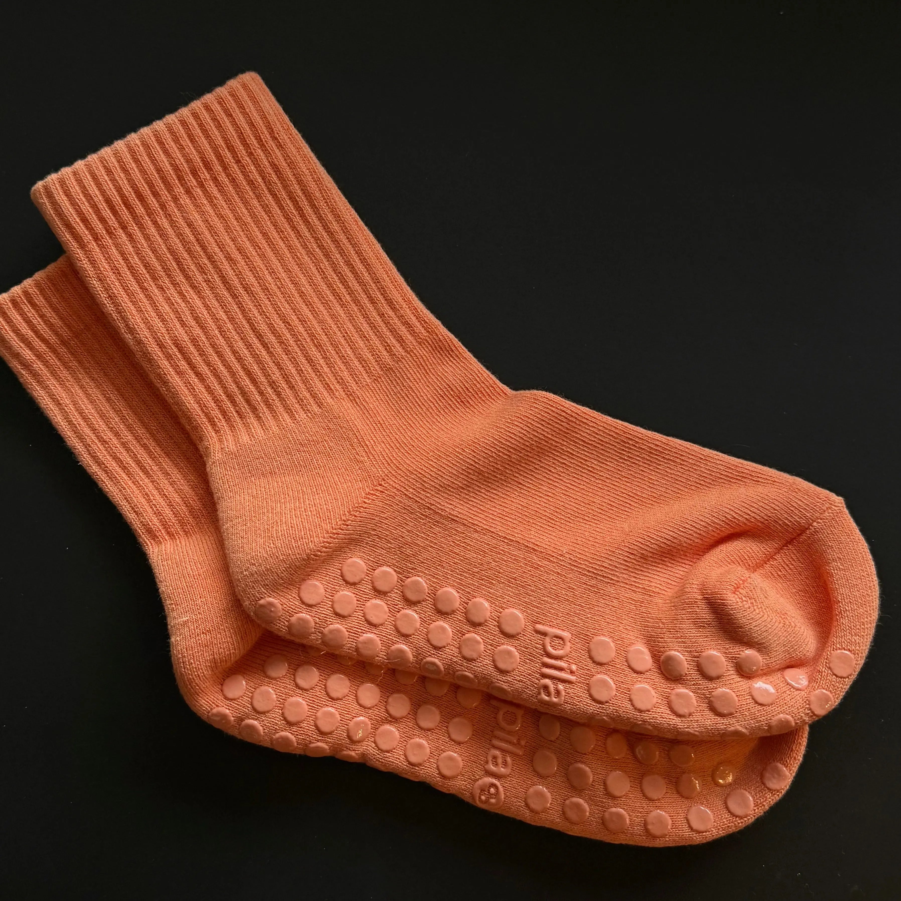 PILA Plain Best Grip Sock - Orange Soda Socks My Store Pila-Barre 