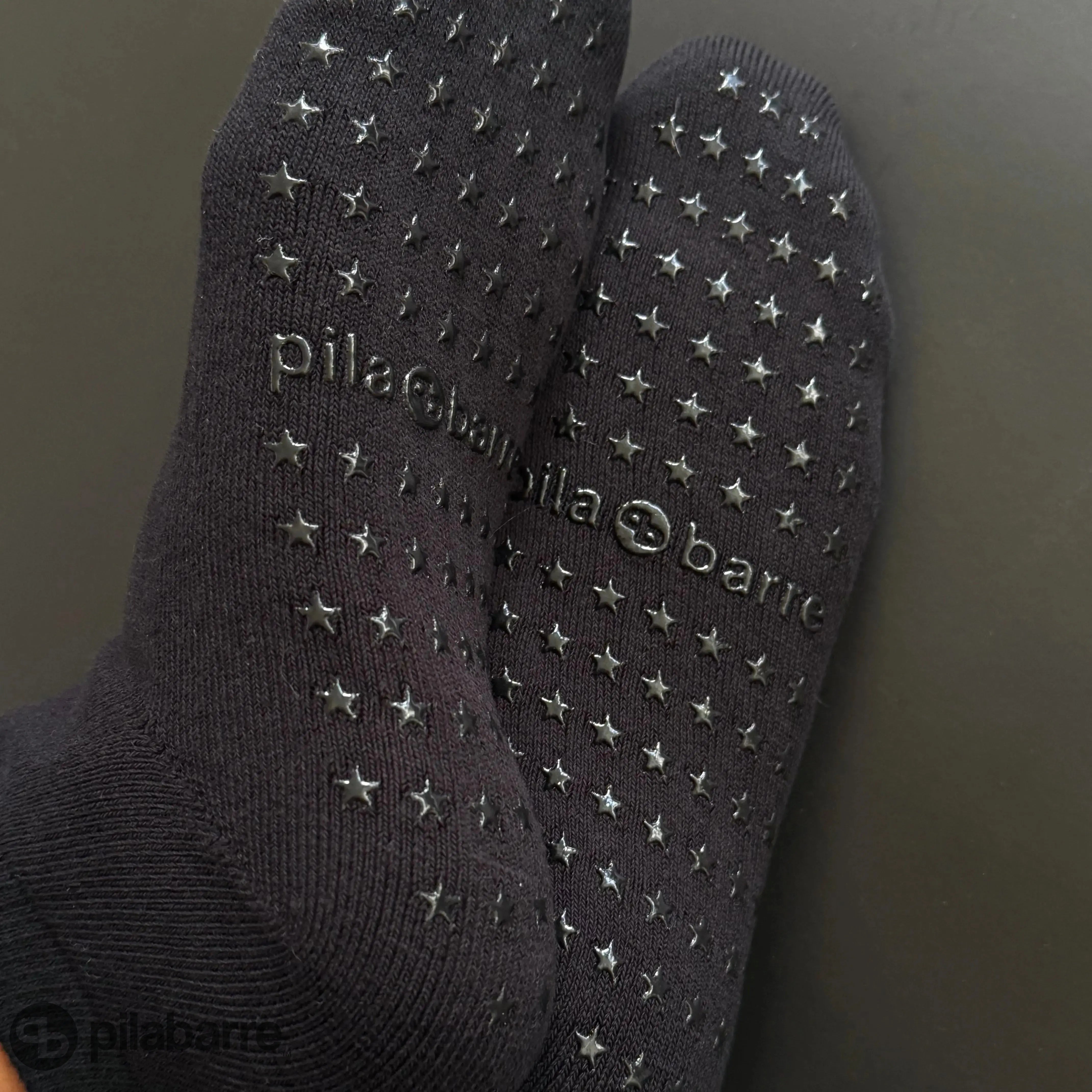 PILA Plain Best Low Grip Sock - Black Socks Pila-Barre Pila-Barre 