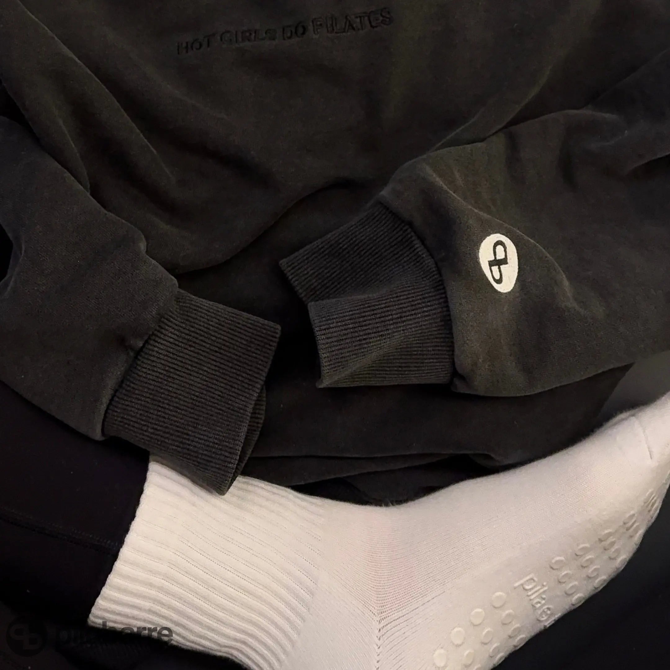 PILA Plain Best White Grip Sock Socks My Store Pila-Barre 