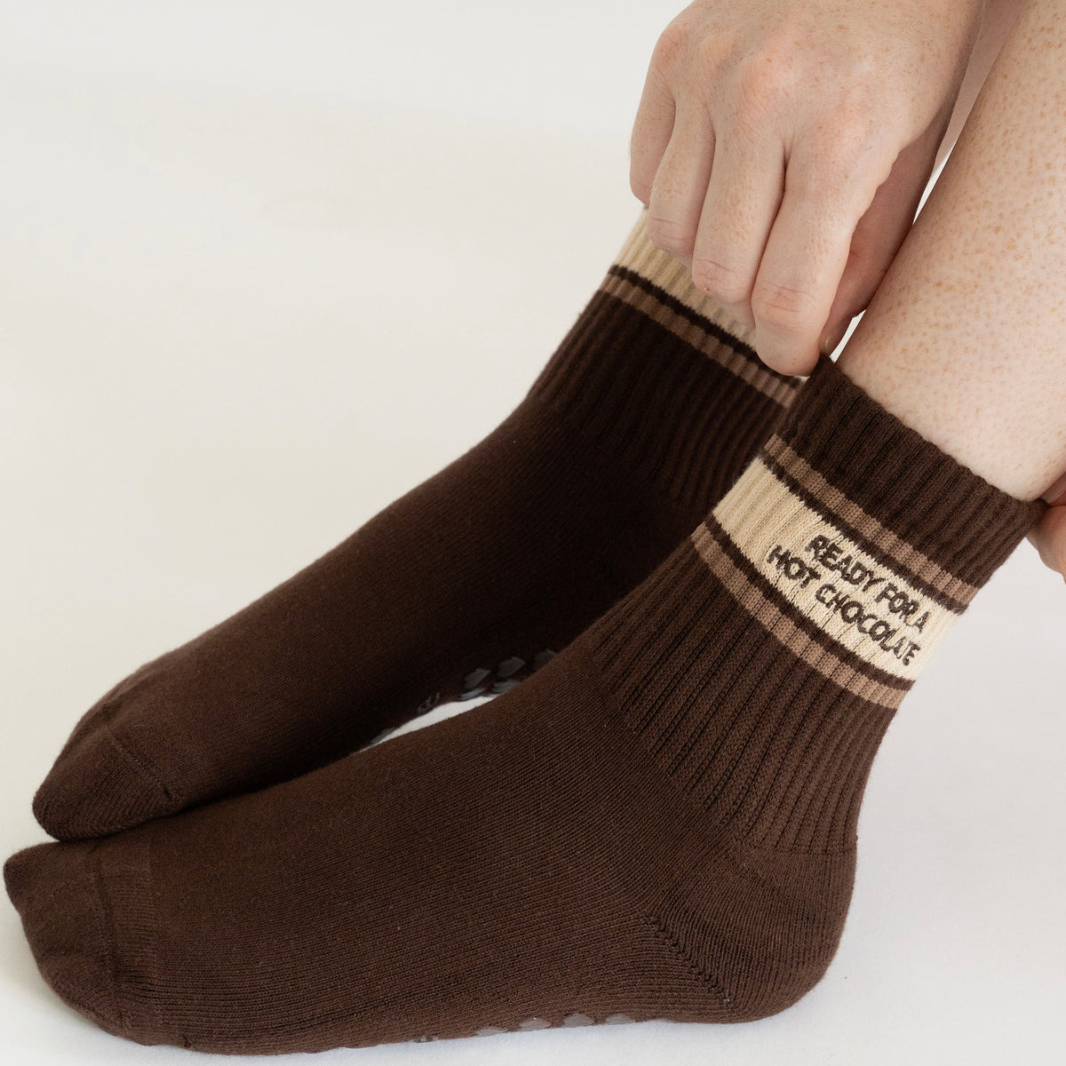 Ready For A Hot Chocolate Grip Socks