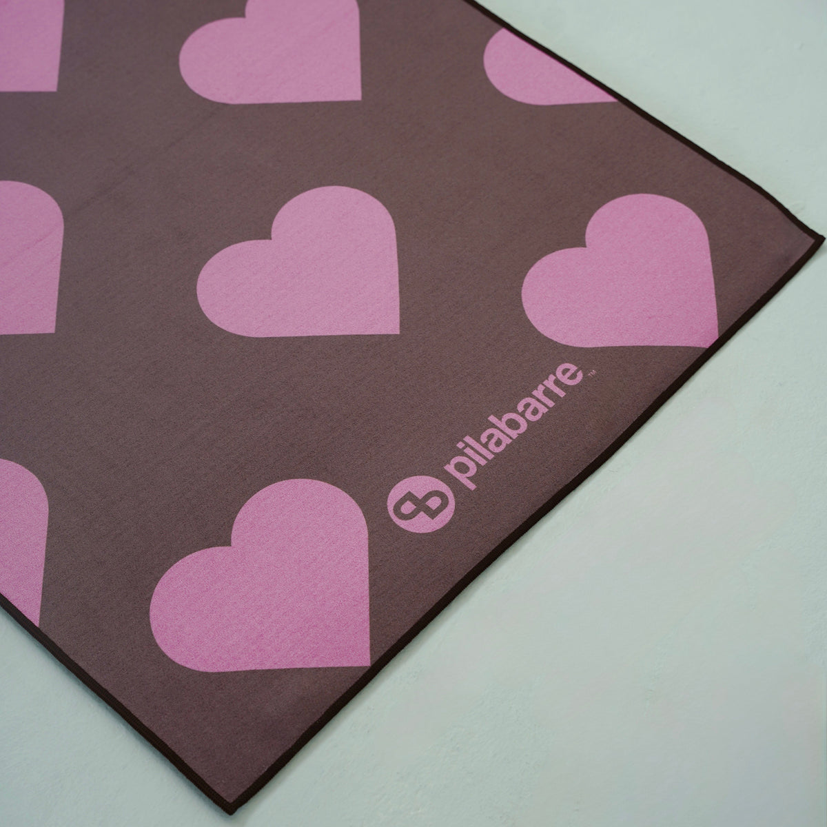 Pink Heart Grip Towel