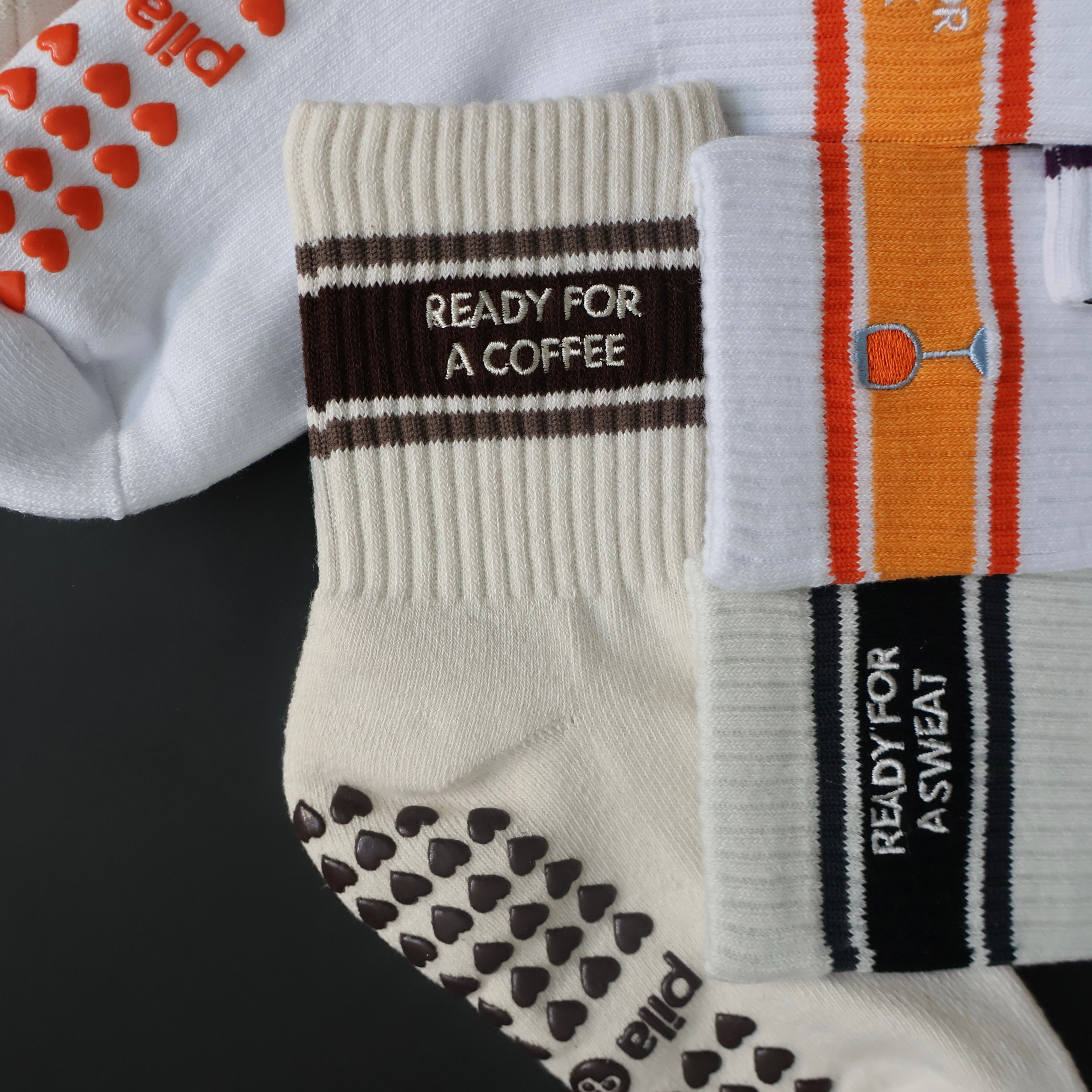 Ready for a coffee barre socks