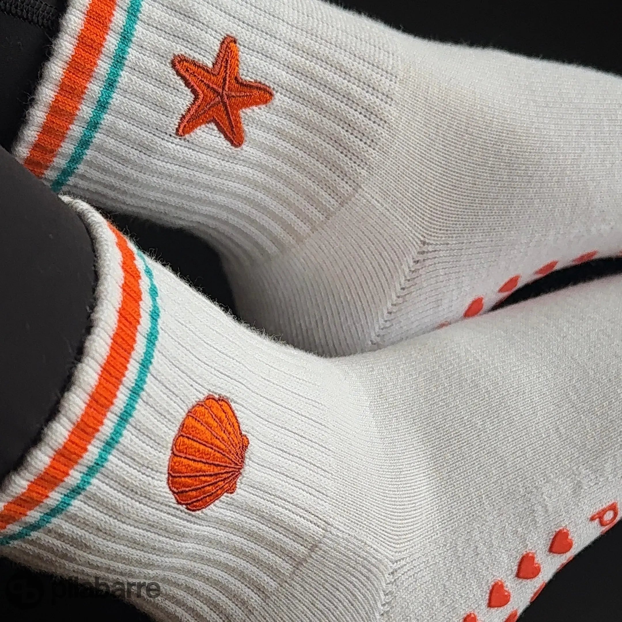 Seashell Grip Socks Socks My Store Pila-Barre 