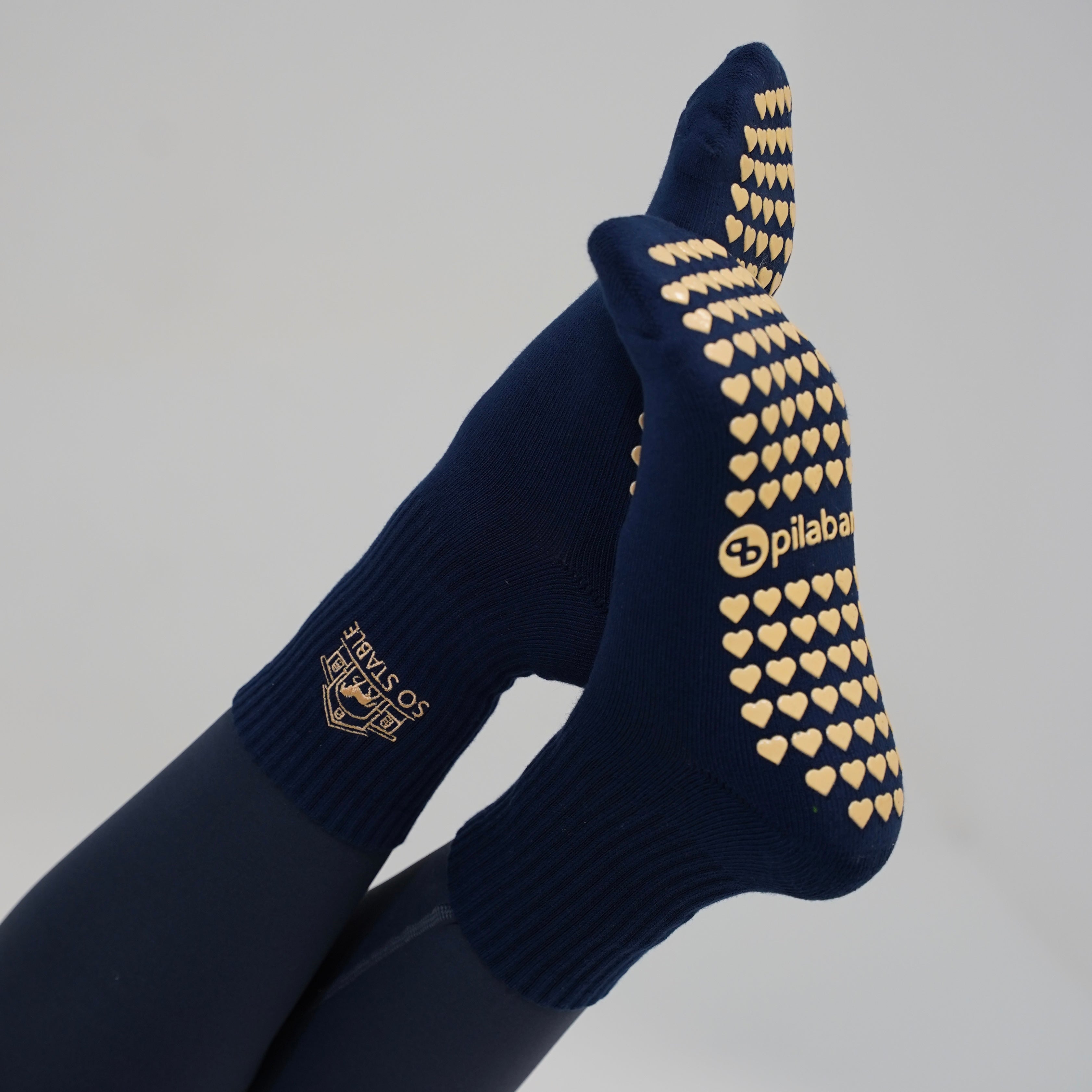 So Stable Grip socks for pilates with horse stable