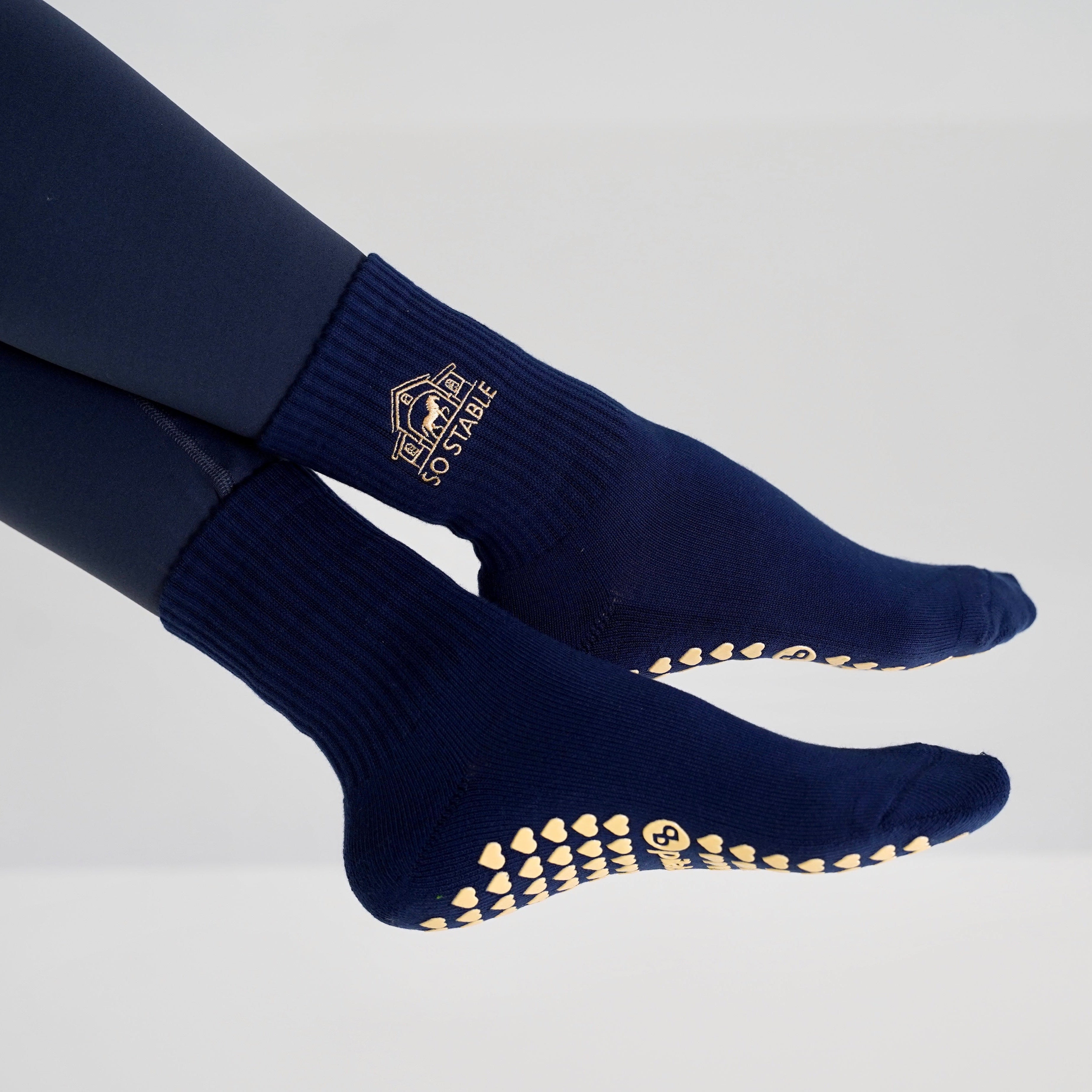 So Stable barre socks with horses