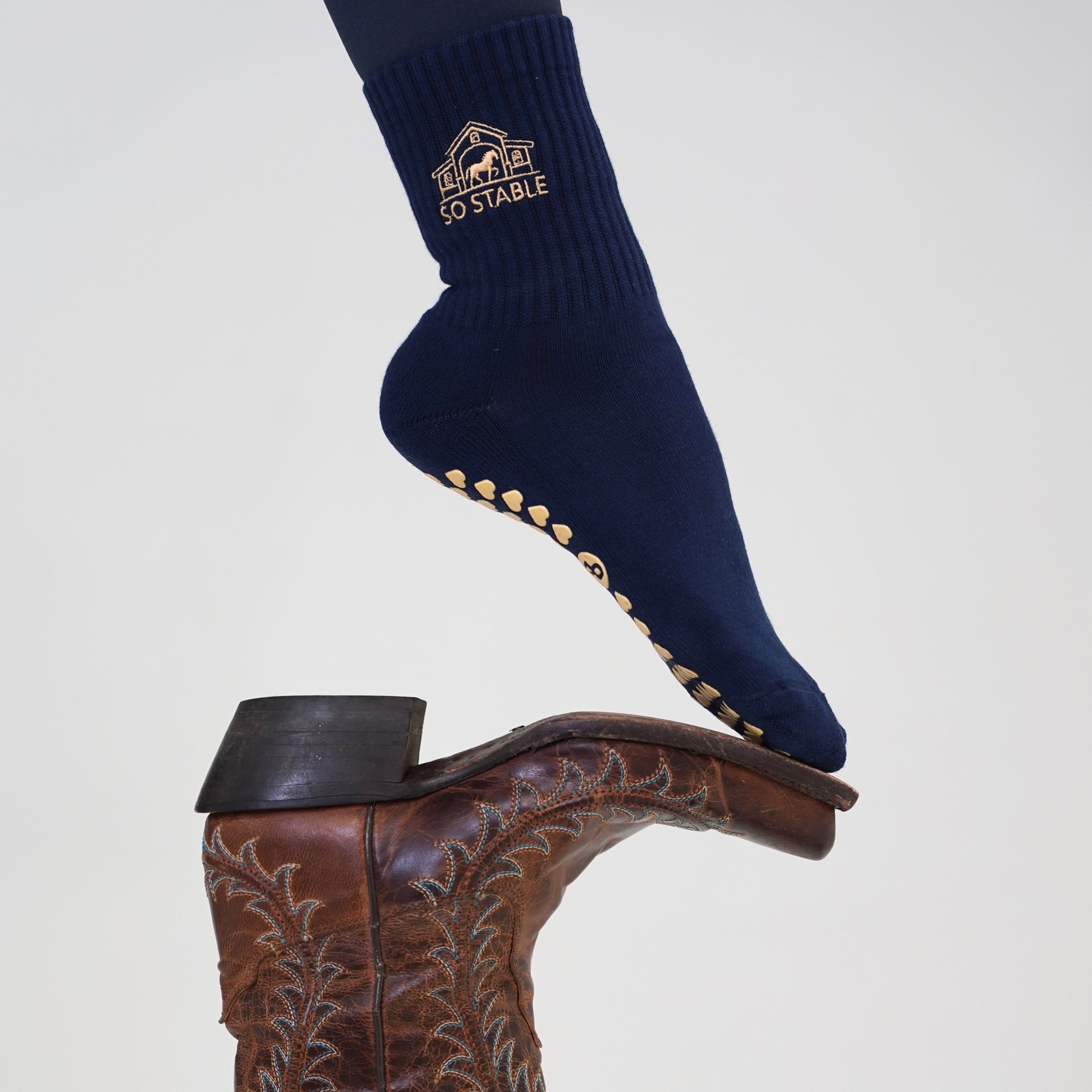 So Stable pilates socks with horses