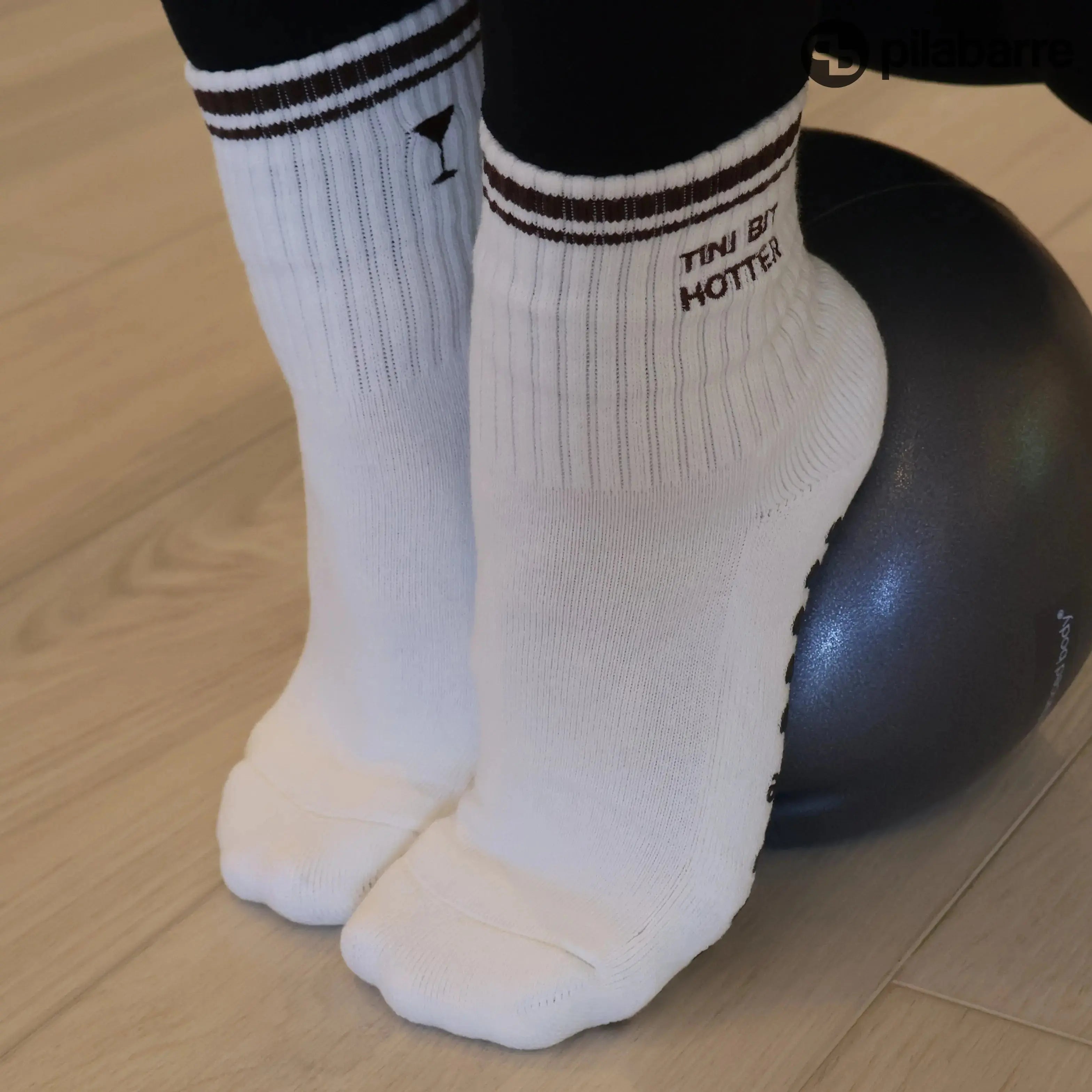 tini bit hotter grip socks for barre - martini barre socks