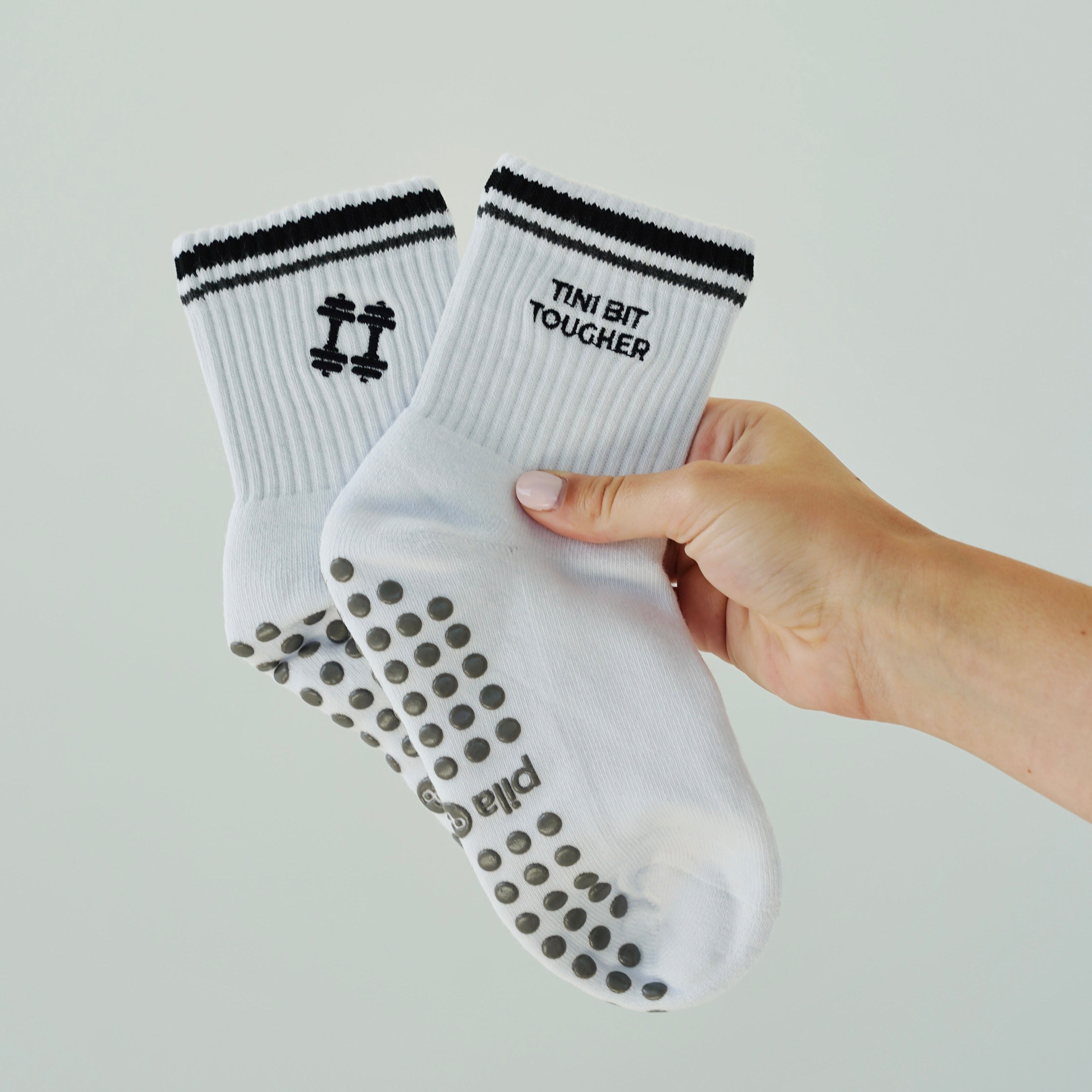 Tini bit tougher pilates socks