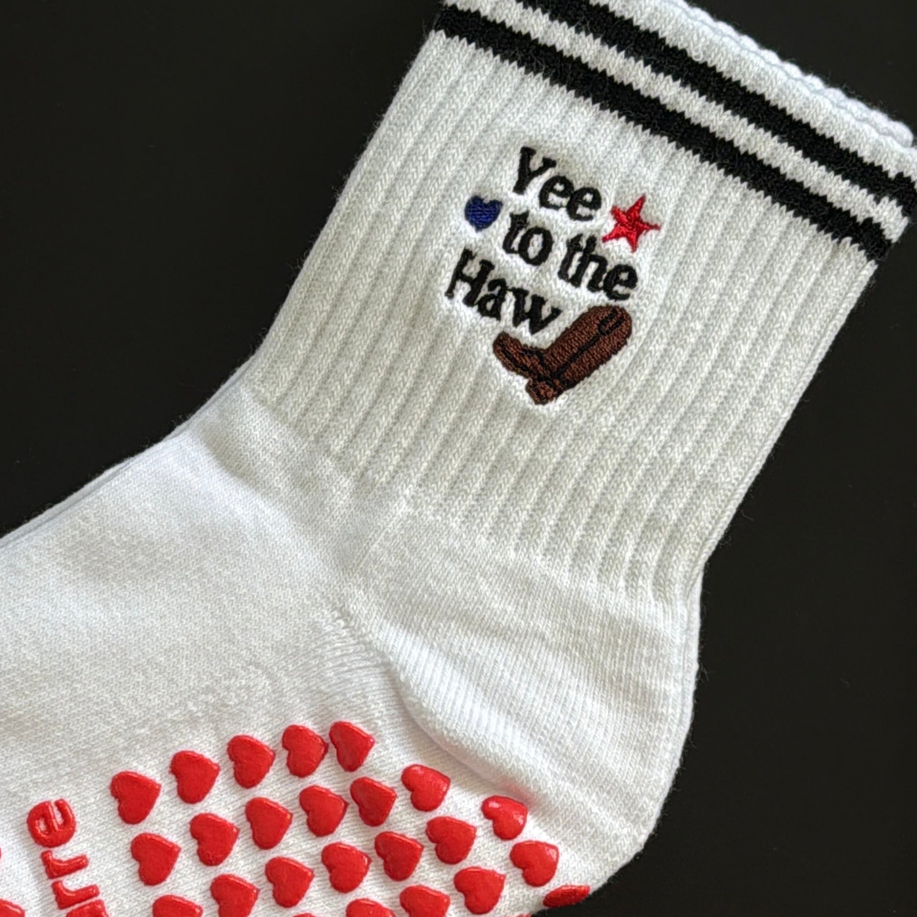 Yee To The Haw Grip Sock