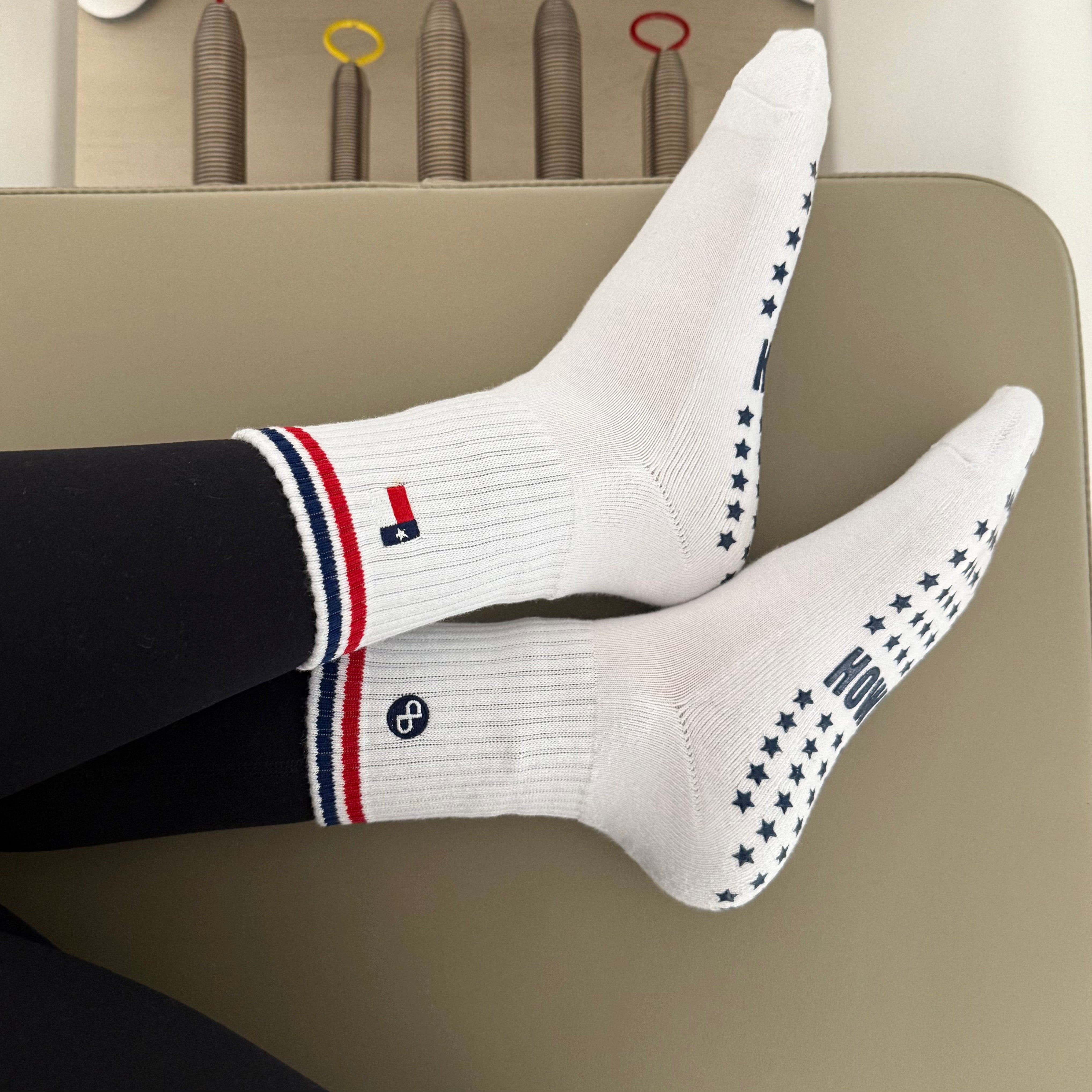 Texas Flag Grip Sock