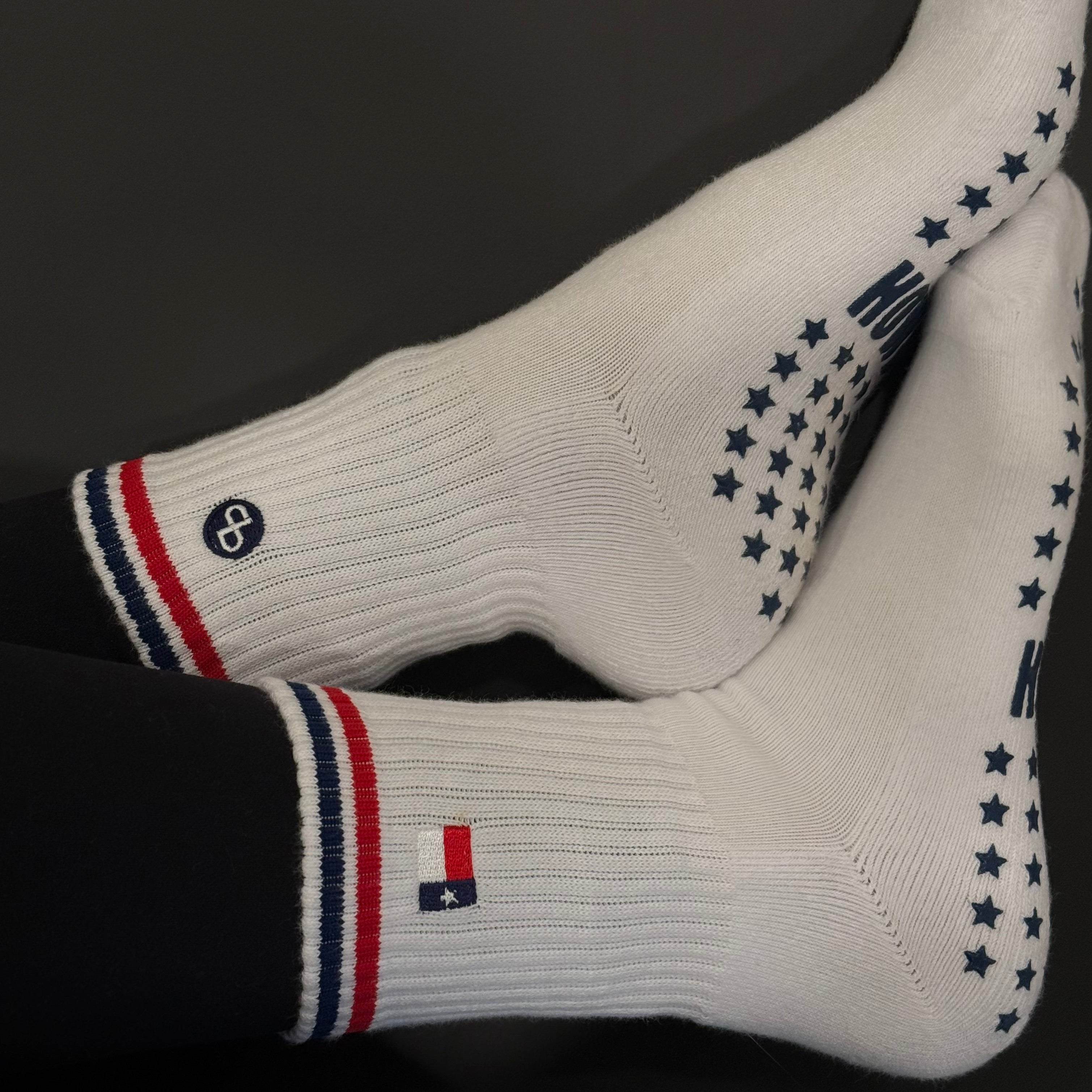 Texas Flag Grip Sock