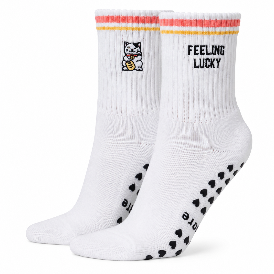 Feeling Lucky Grip Socks