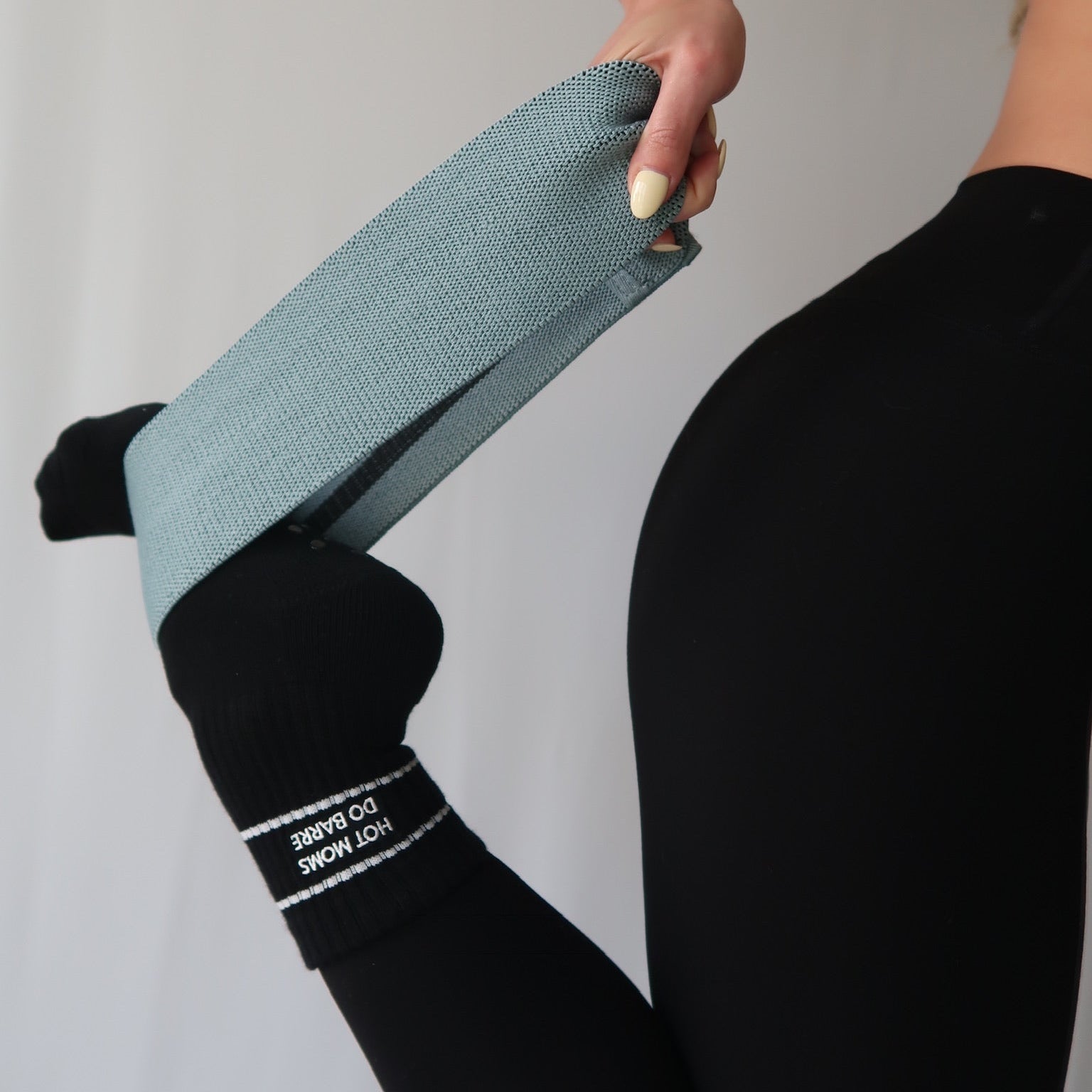 hot moms do barre grip socks