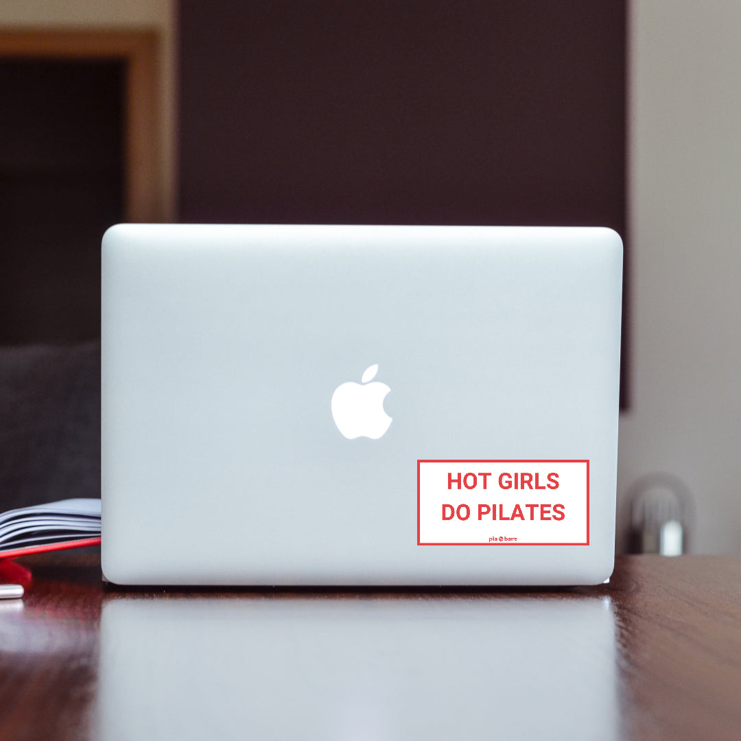 HOT GIRLS DO PILATES Sticker